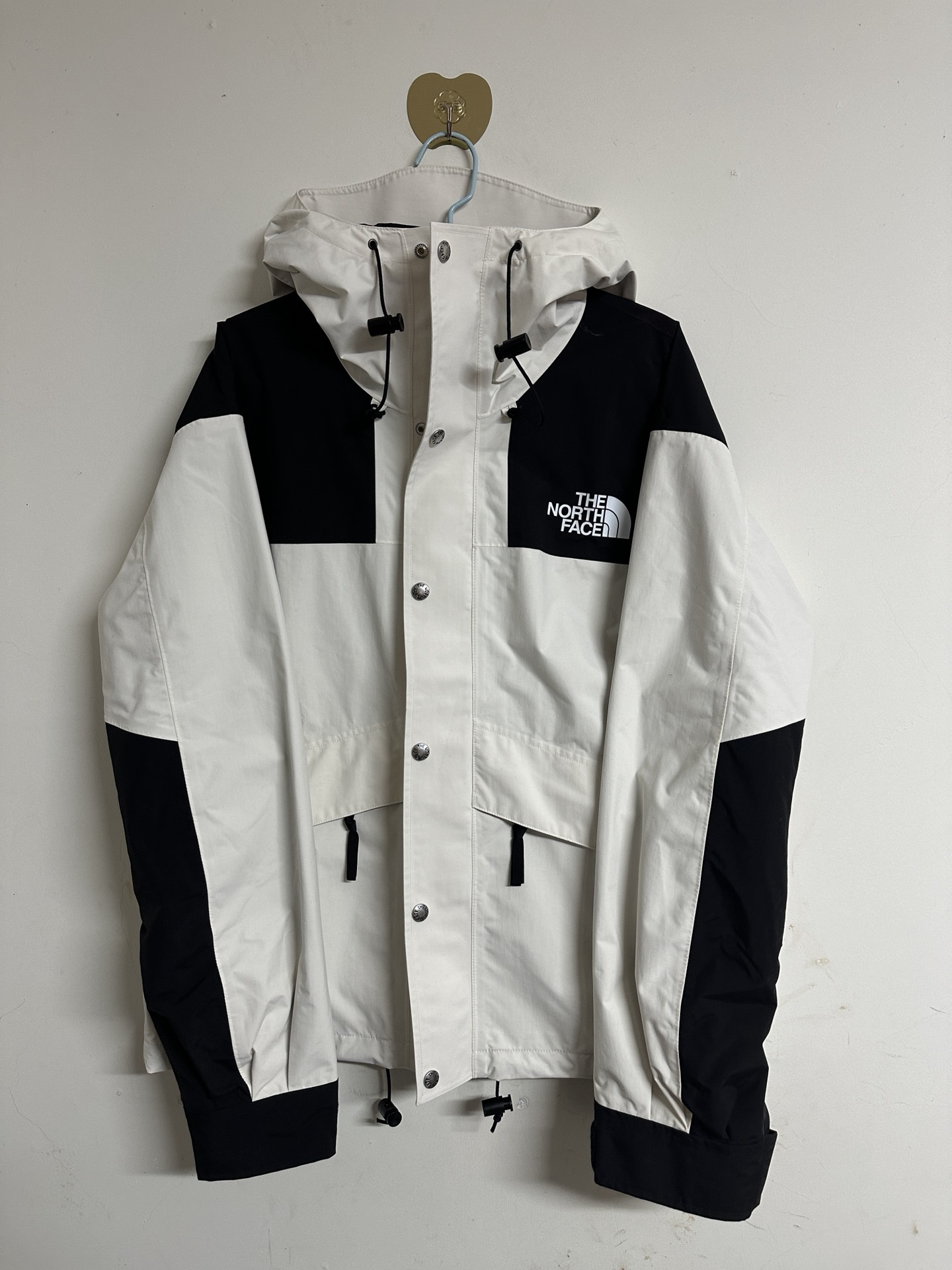 北面1986美版冲锋衣 白色