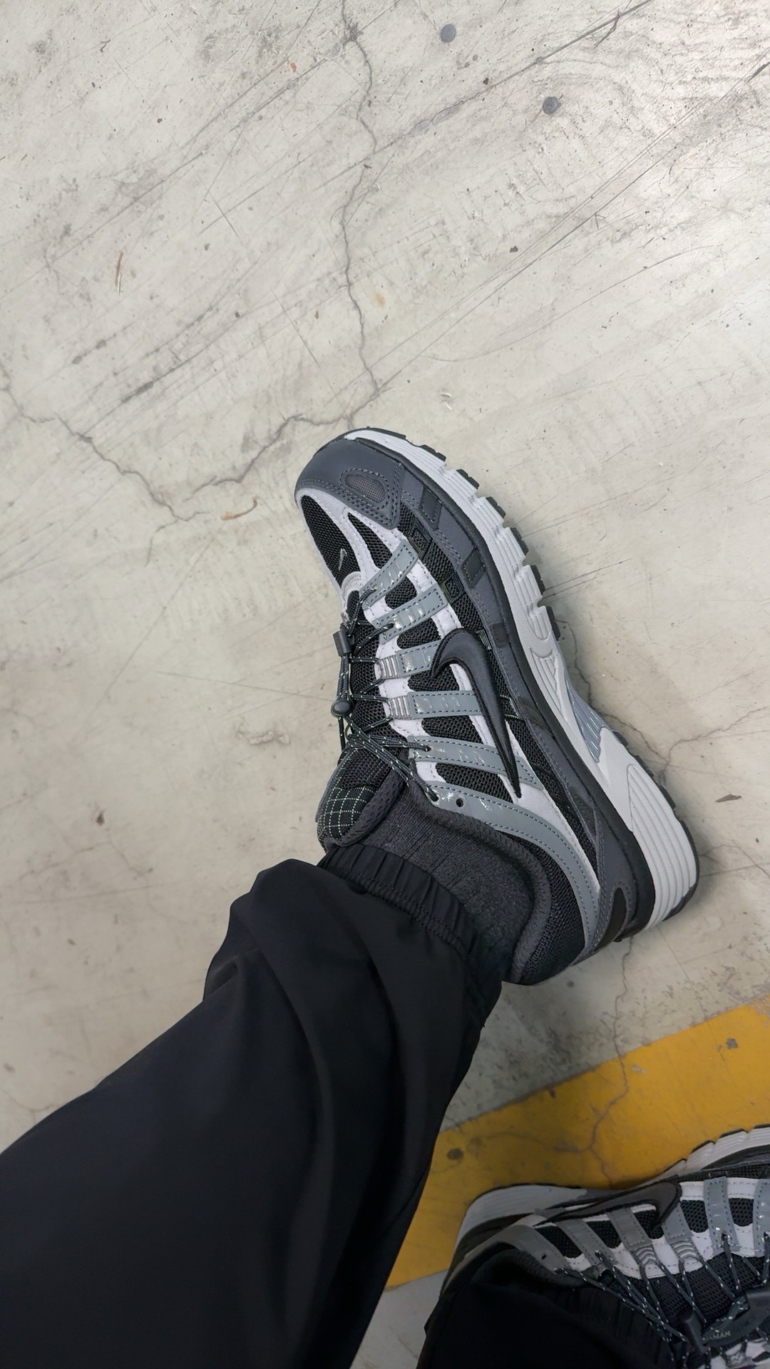 custom review-Nike P 6000 Устойчивый к истиранию низкий топ Повседневная городская обувь для бега Мужская Черный Серый