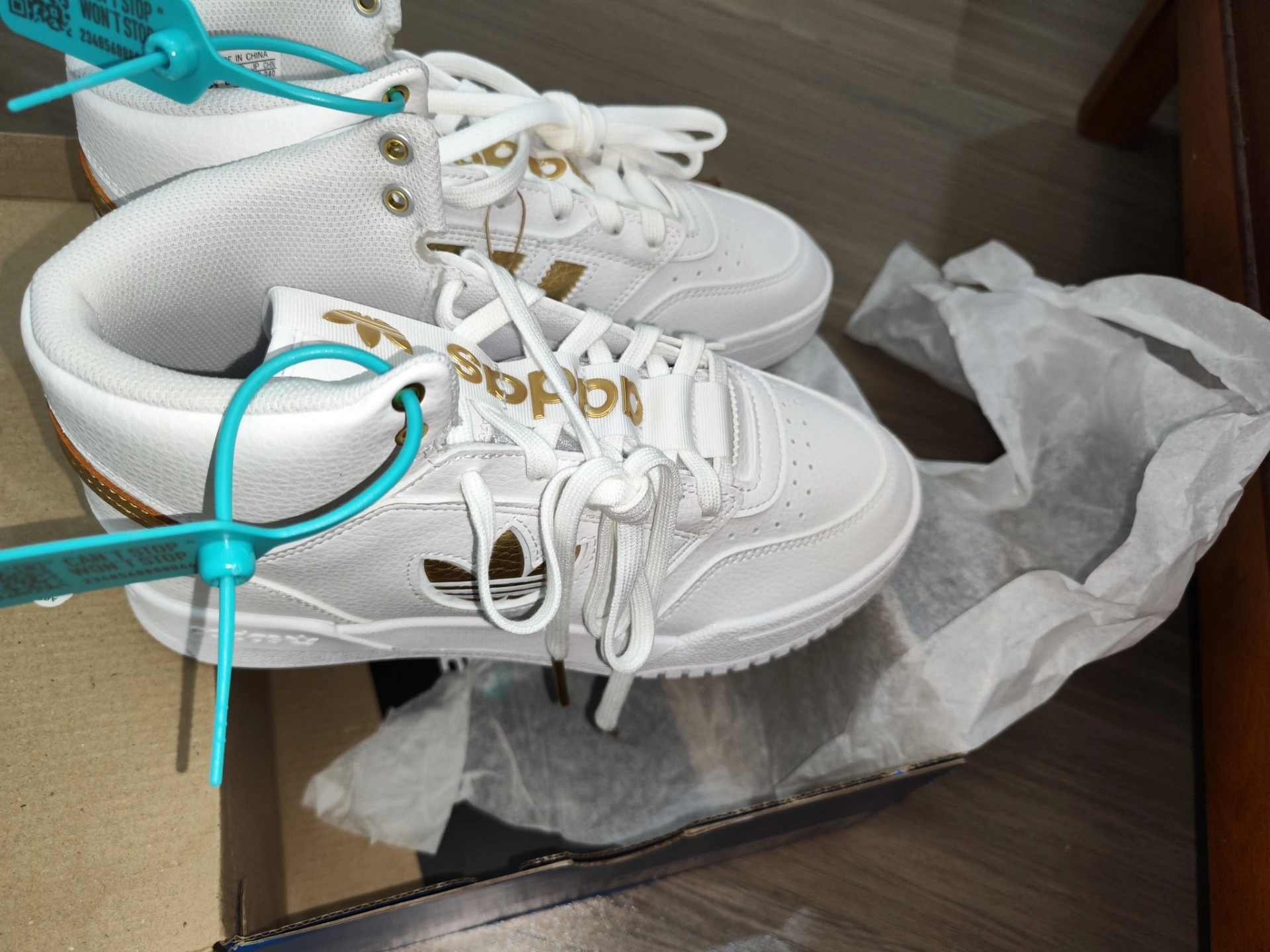 custom review-Adidas Originals Drop Step XL Slip-resistant Abrasion-resistant High Top Skateboard Shoes Unisex White Gold Adidas Originals Drop Step XL Противоскользящие устойчивые к истиранию высокие топы для скейтбординга Унисекс Белый Золото