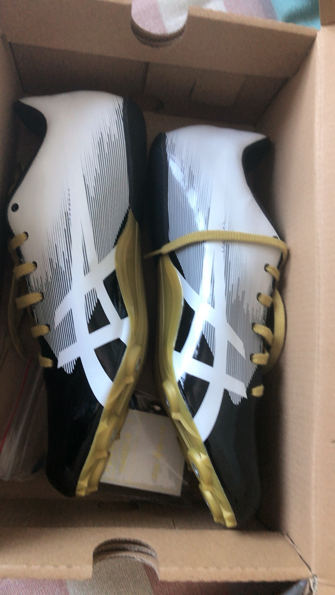 custom review-Asics Hyper Sprint 7 Кожа Низкий Верх ТРЕНИРОВОЧНАЯ БЕЖА Обувь Мужская Черный Белый