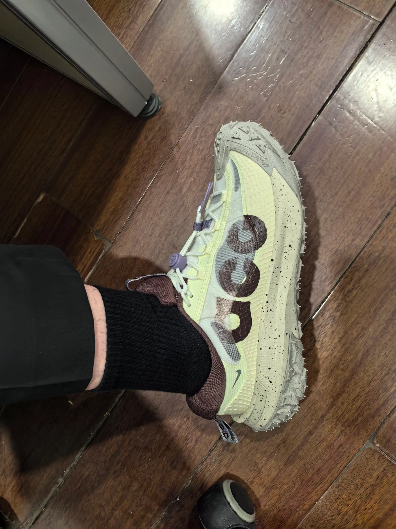 custom review-Nike ACG Mountain Fly 2 Low Топ Уличная обувь Унисекс Желтый Коричневый