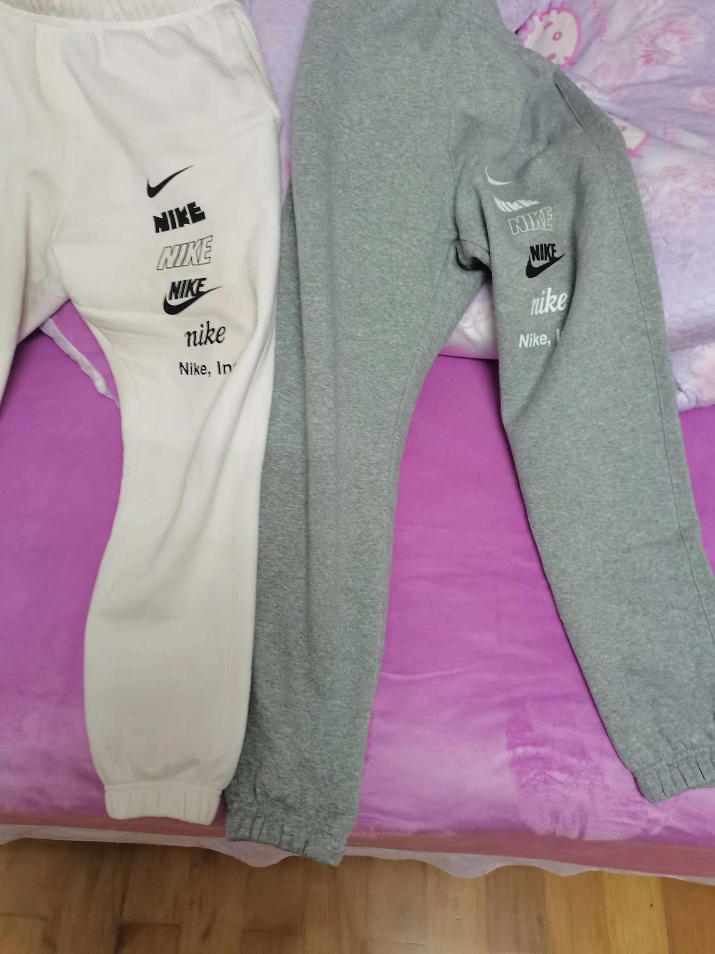 custom review-Найк Вязаные Тренировочные Штаны Мужские Светло-Серые