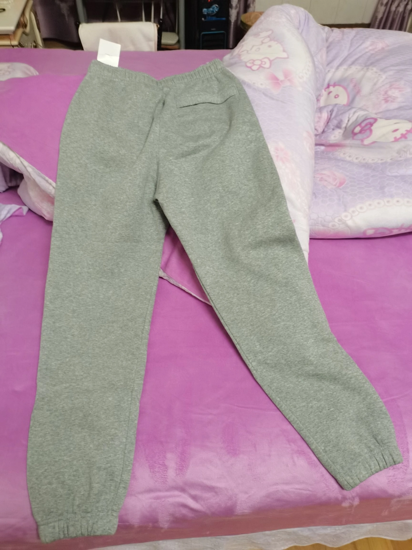 custom review-Найк Вязаные Тренировочные Штаны Мужские Светло-Серые