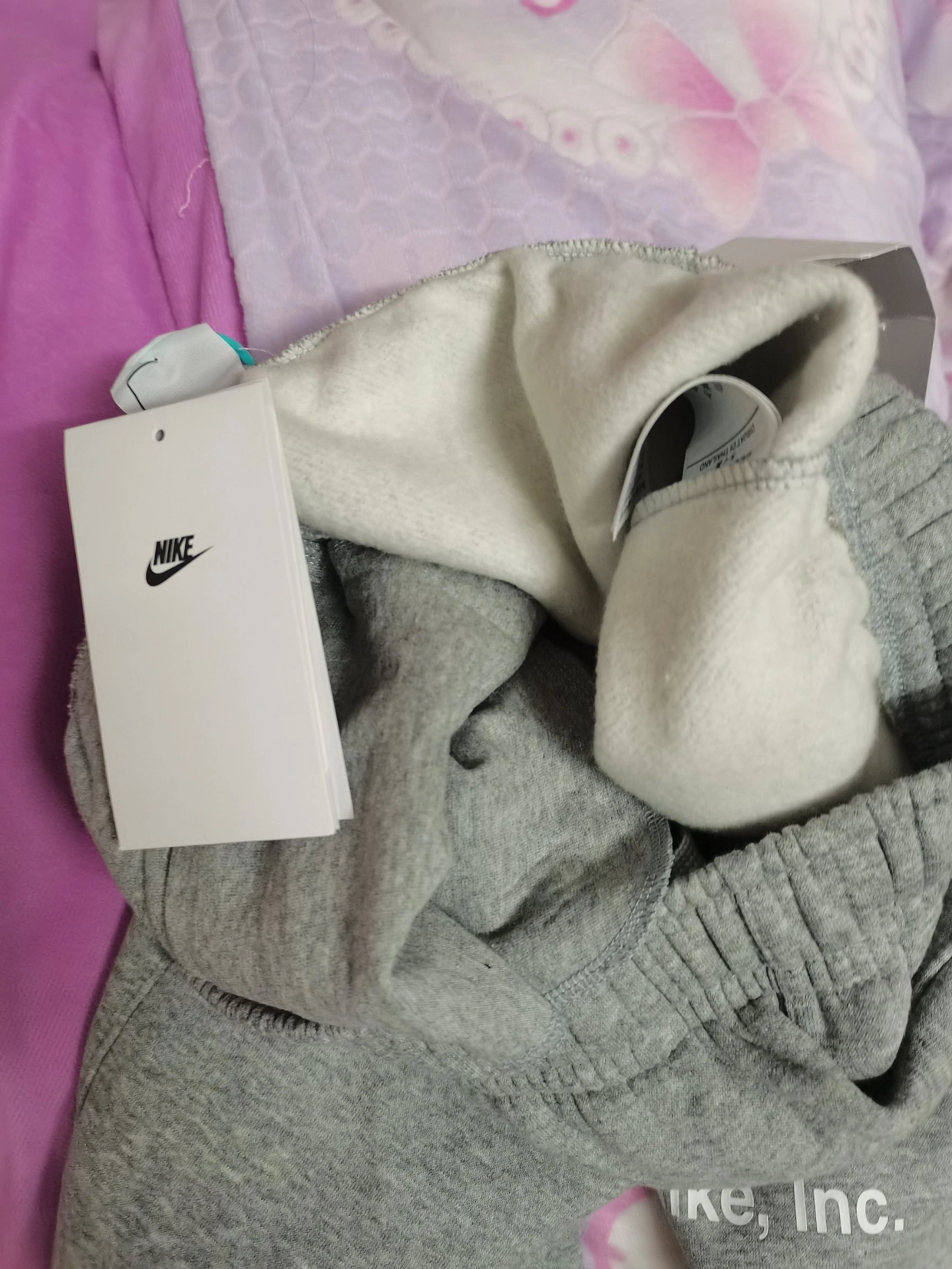 custom review-Найк Вязаные Тренировочные Штаны Мужские Светло-Серые