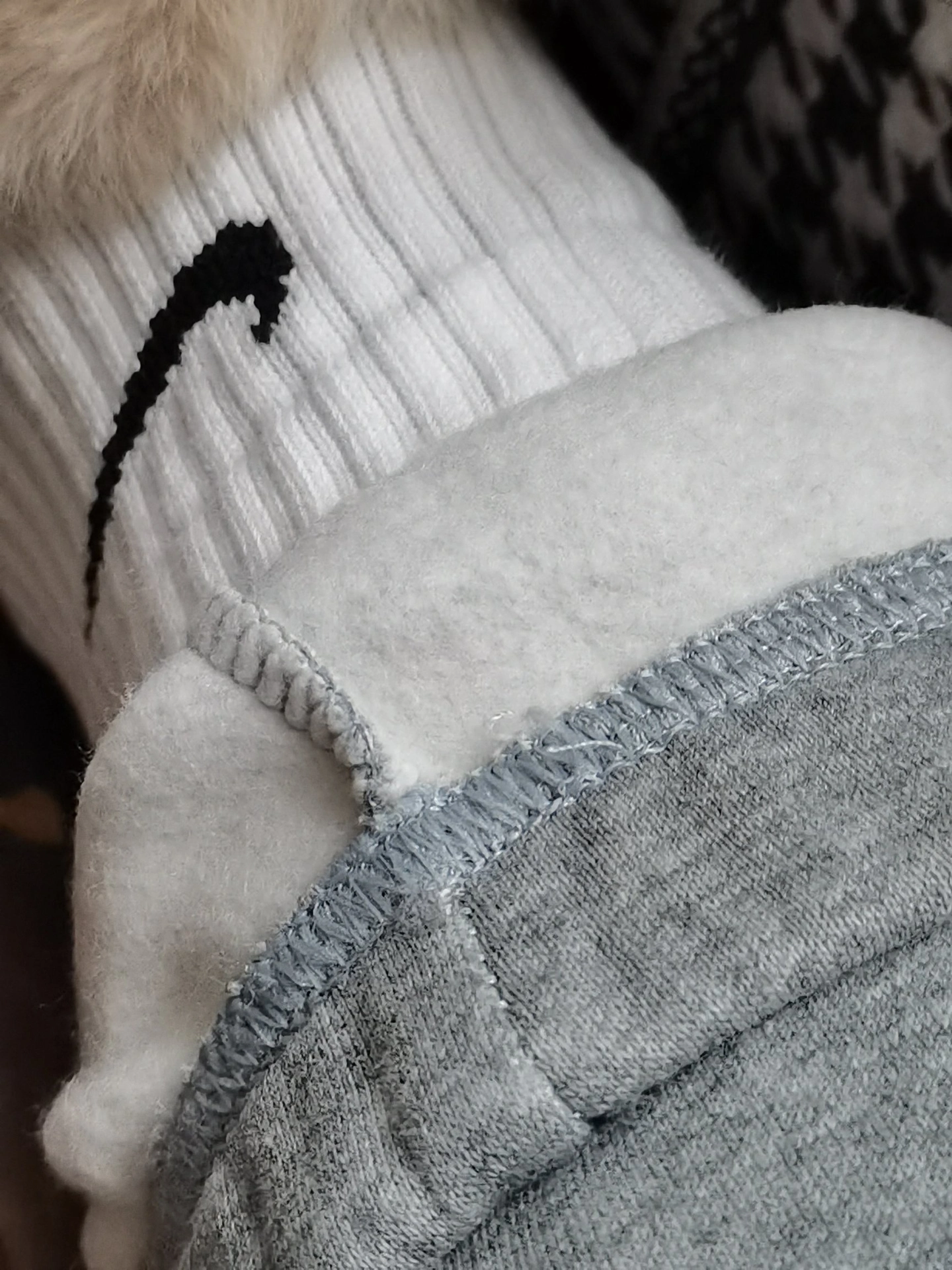 custom review-Найк Вязаные Тренировочные Штаны Мужские Светло-Серые