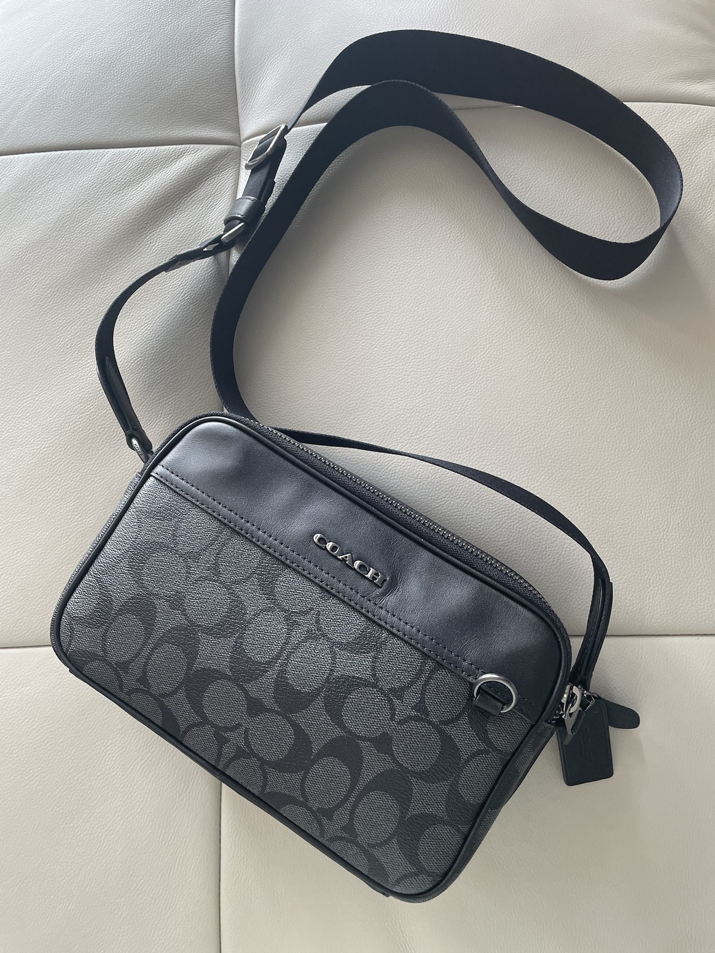 coach蔻驰graham男士相机包