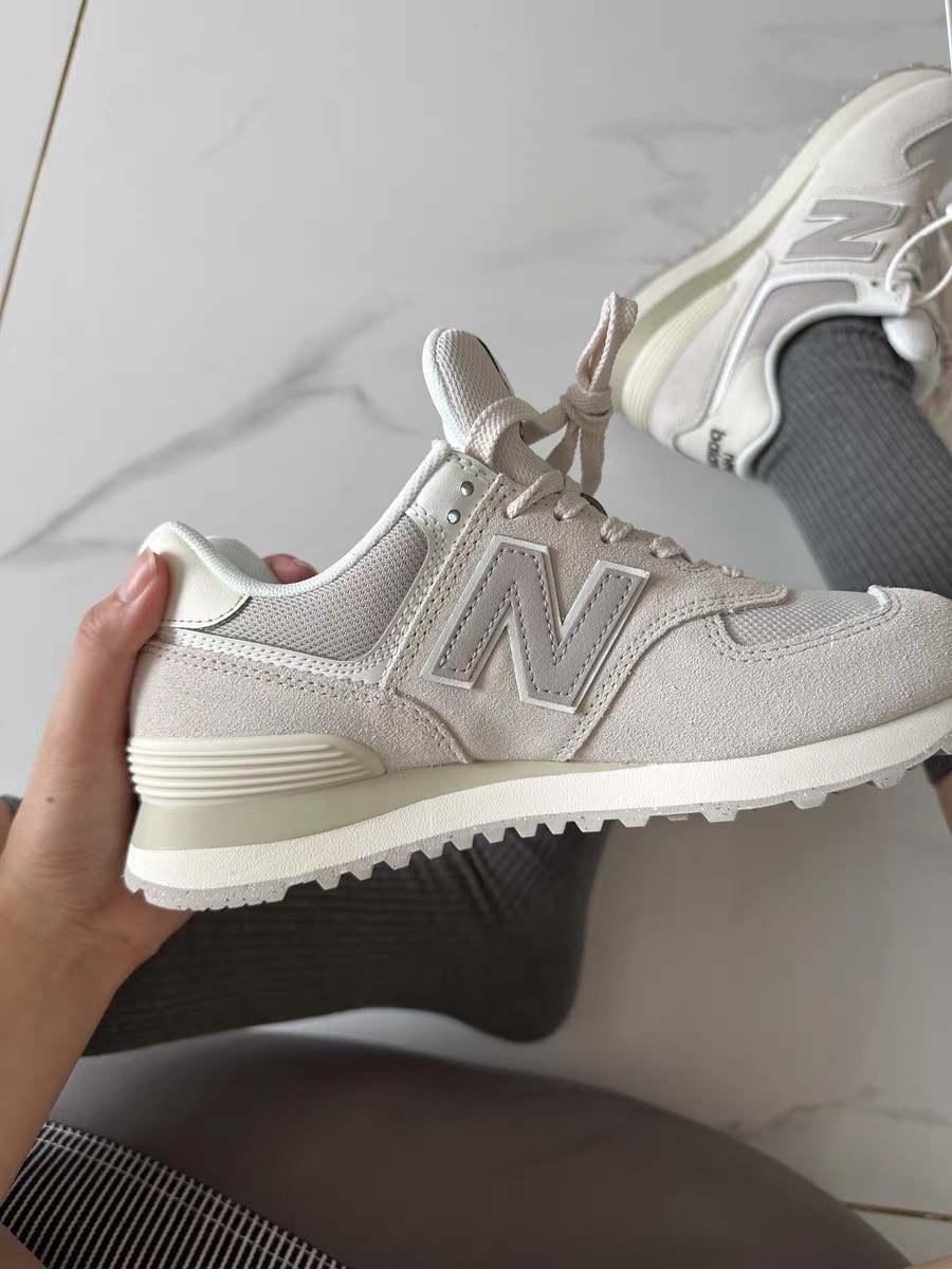 custom review-New Balance NB 574 Амортизация Противоскользящий Устойчивый к истиранию Дышащий Низкий Топ