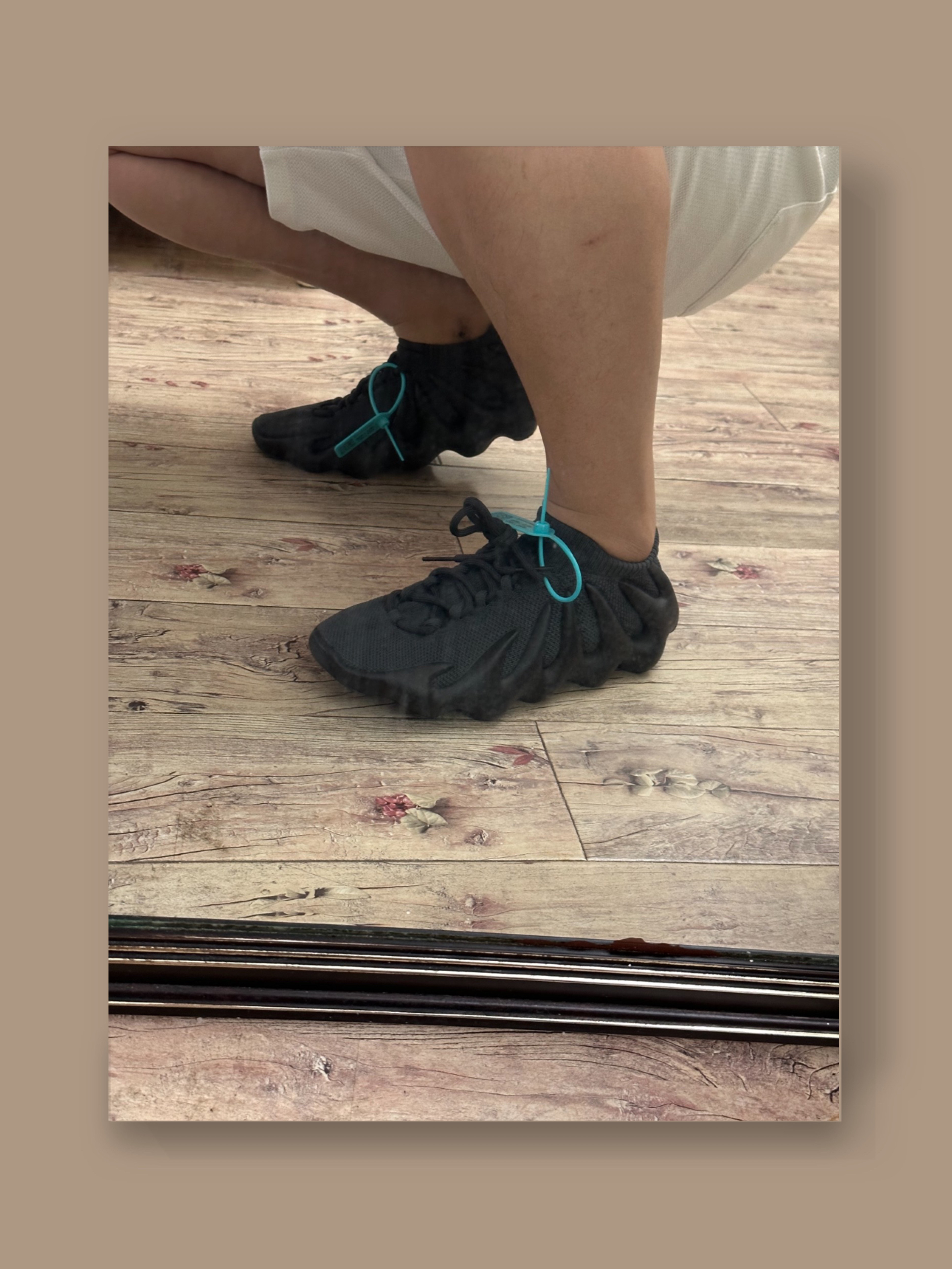 custom review-Adidas Originals Yeezy 450 Черный воин 'Utility Черный' Устойчивый к истиранию Низкий Топ Повседневная обувь Унисекс Черный