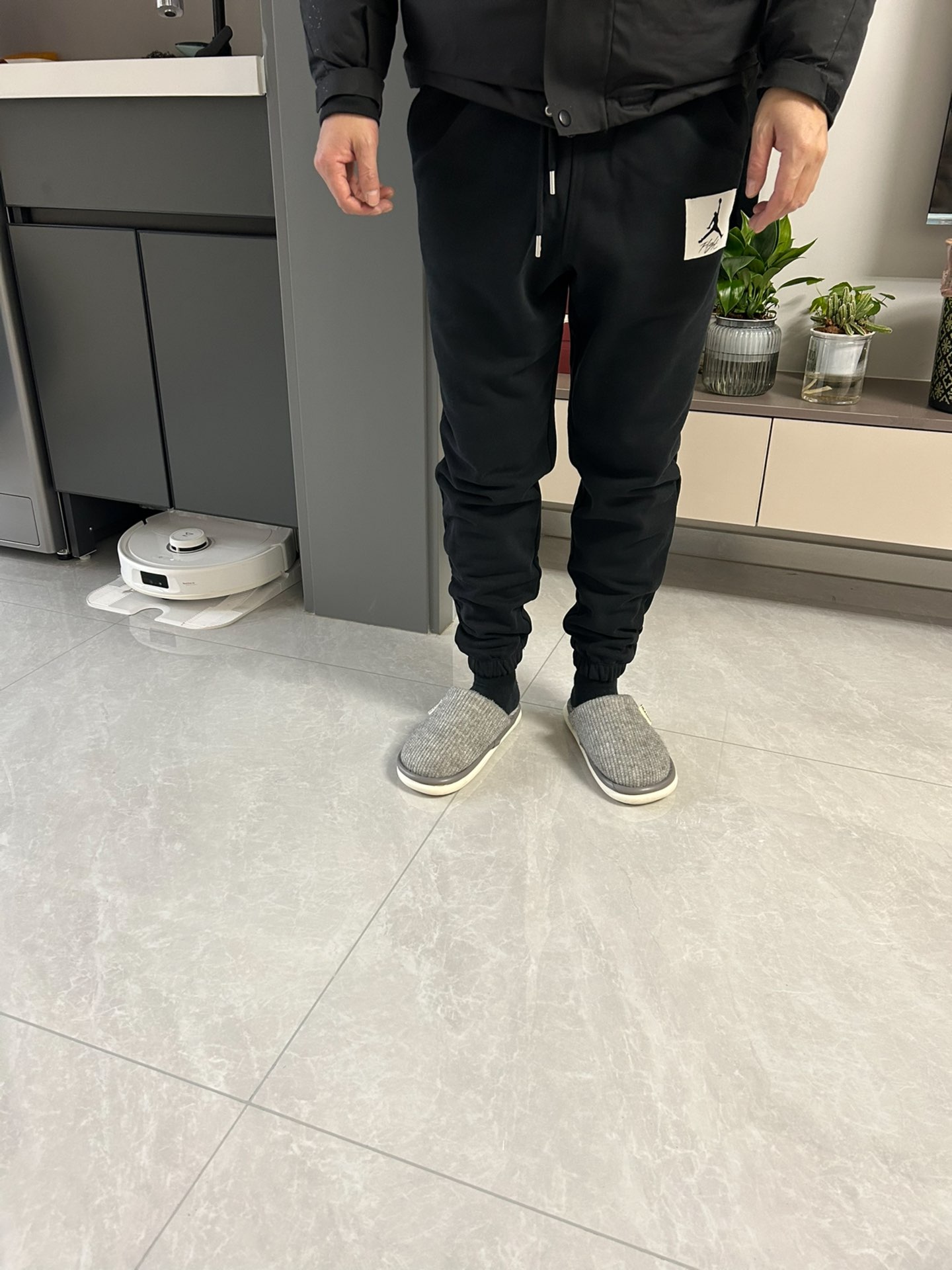 custom review-Джордан Вязаные Тренировочные Штаны Мужские Черные