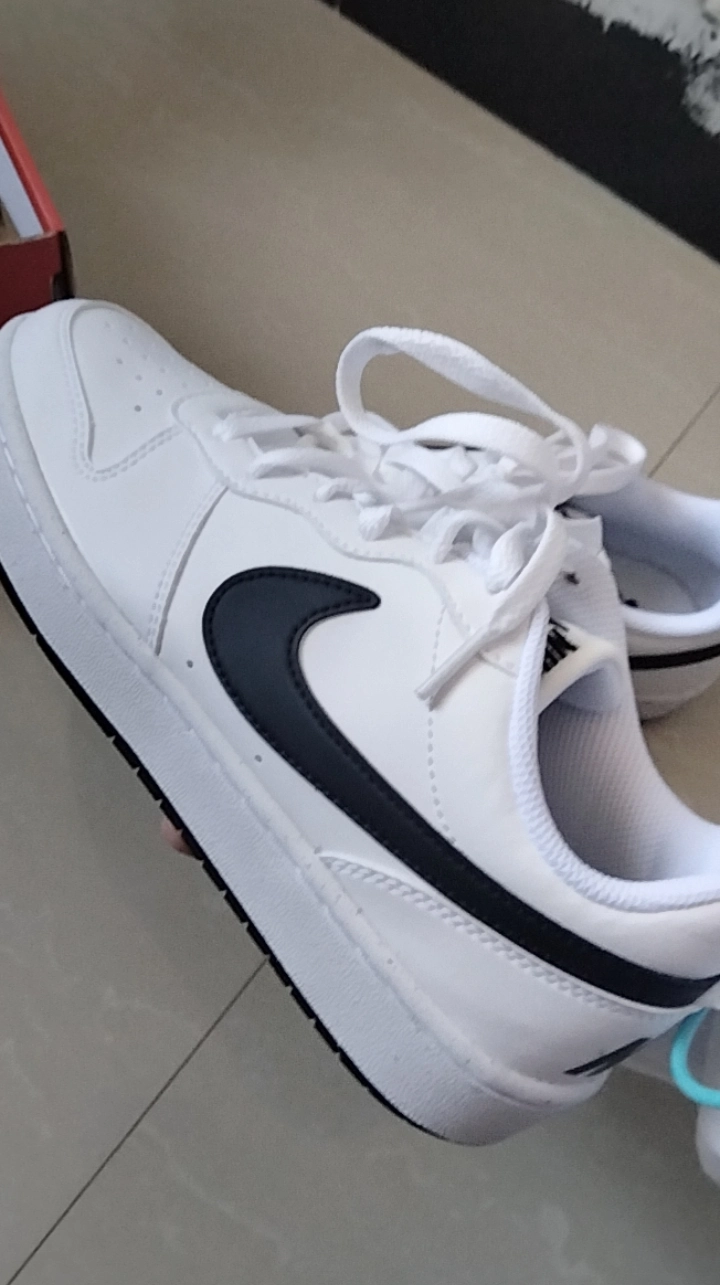 custom review-Nike Court Borough Low Топ Детские Скейтбординги Белый