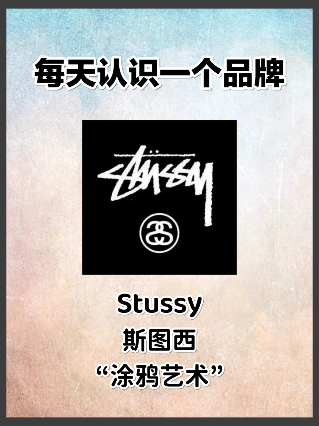 stussy 斯图西 | 每天认识一个新品牌