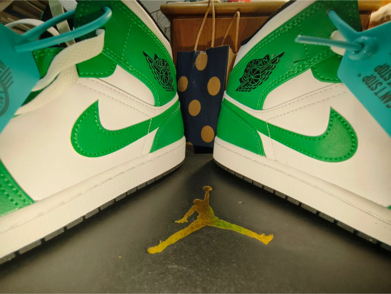 custom review-JORDAN Air Jordan 1 Винтажные баскетбольные кроссовки MID Топ Мужской