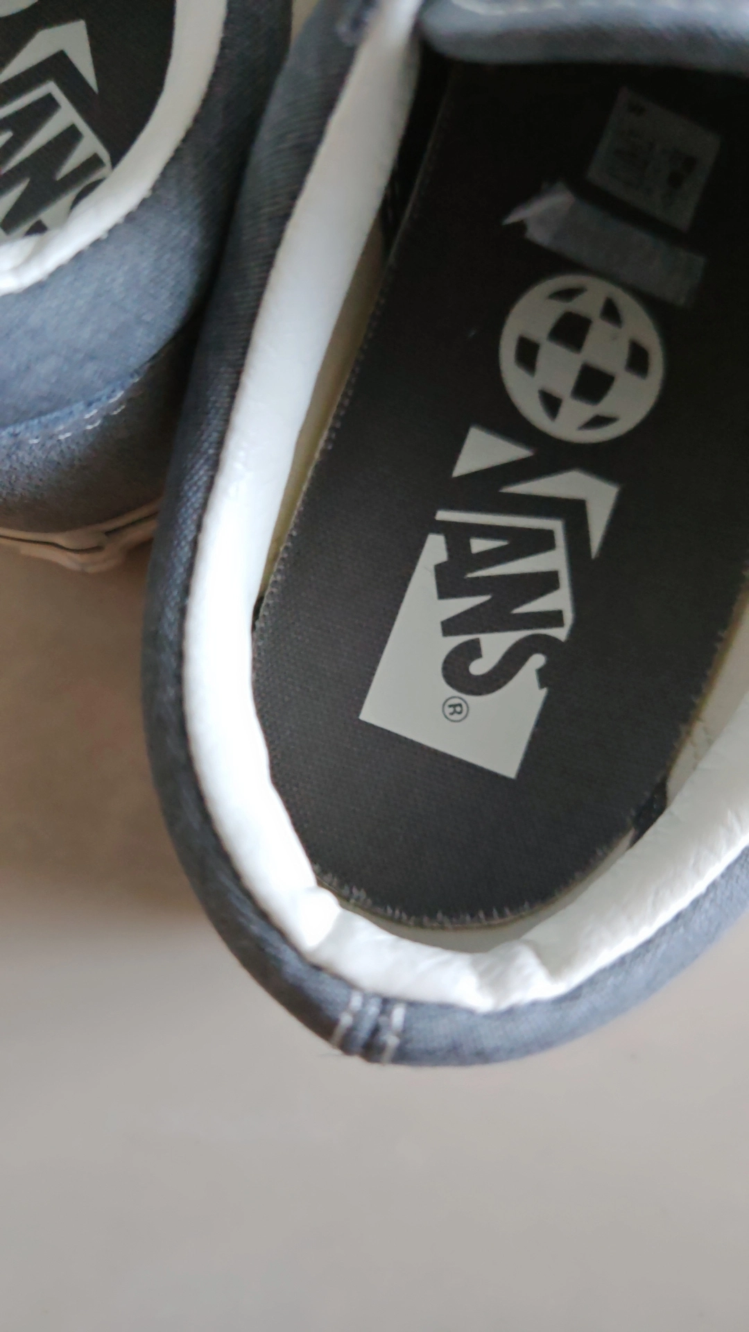 custom review-Vans Old Skool Амортизация Низкие Кроссовки для Скейтбординга Унисекс Серый Белый