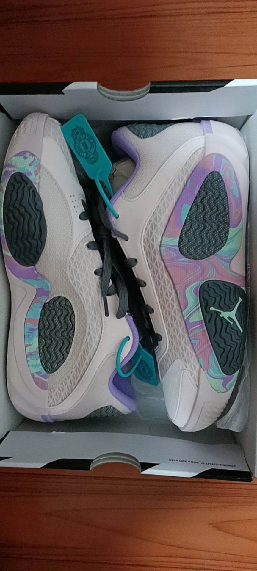 custom review-Джордан Tatum 2 'Пасха' PF Low Топ Баскетбольные кроссовки Мужской Бежево-фиолетовый Азиатская версия