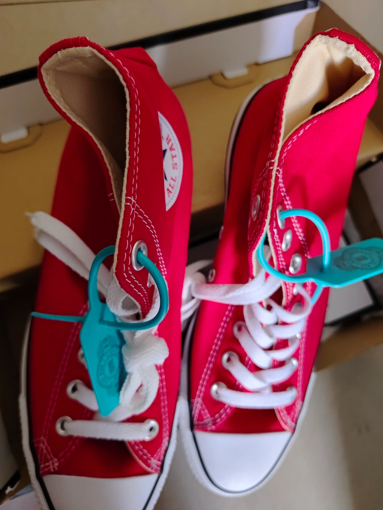 custom review-Конверс All Star Легкий Высокий Топ Кеды Унисекс Китайский Красный