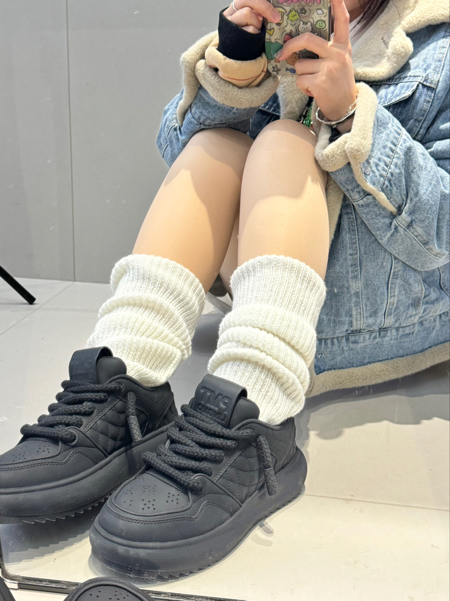 ootd 今日帅气的黑骑士鞋子分享!