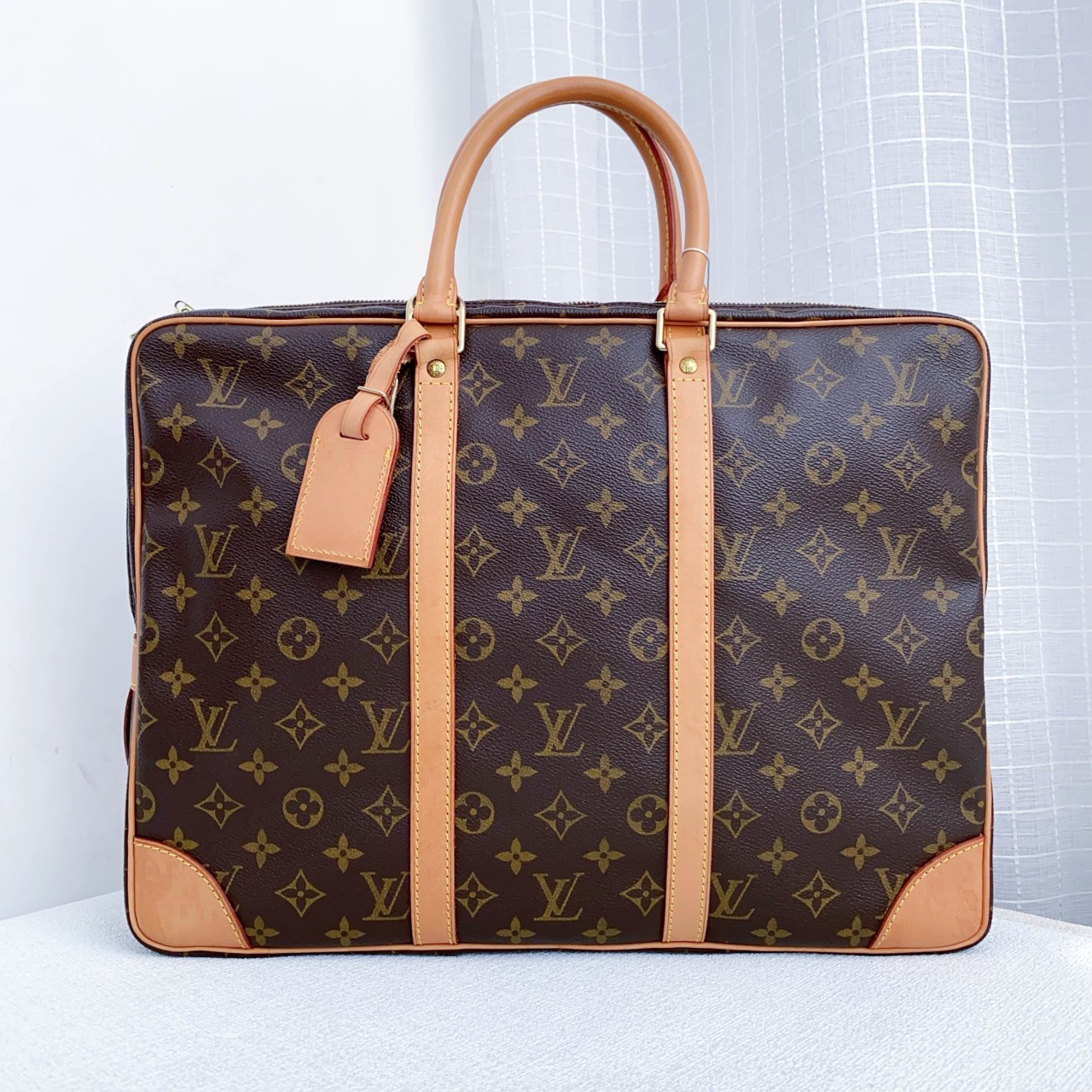 lv男士公文包手提包