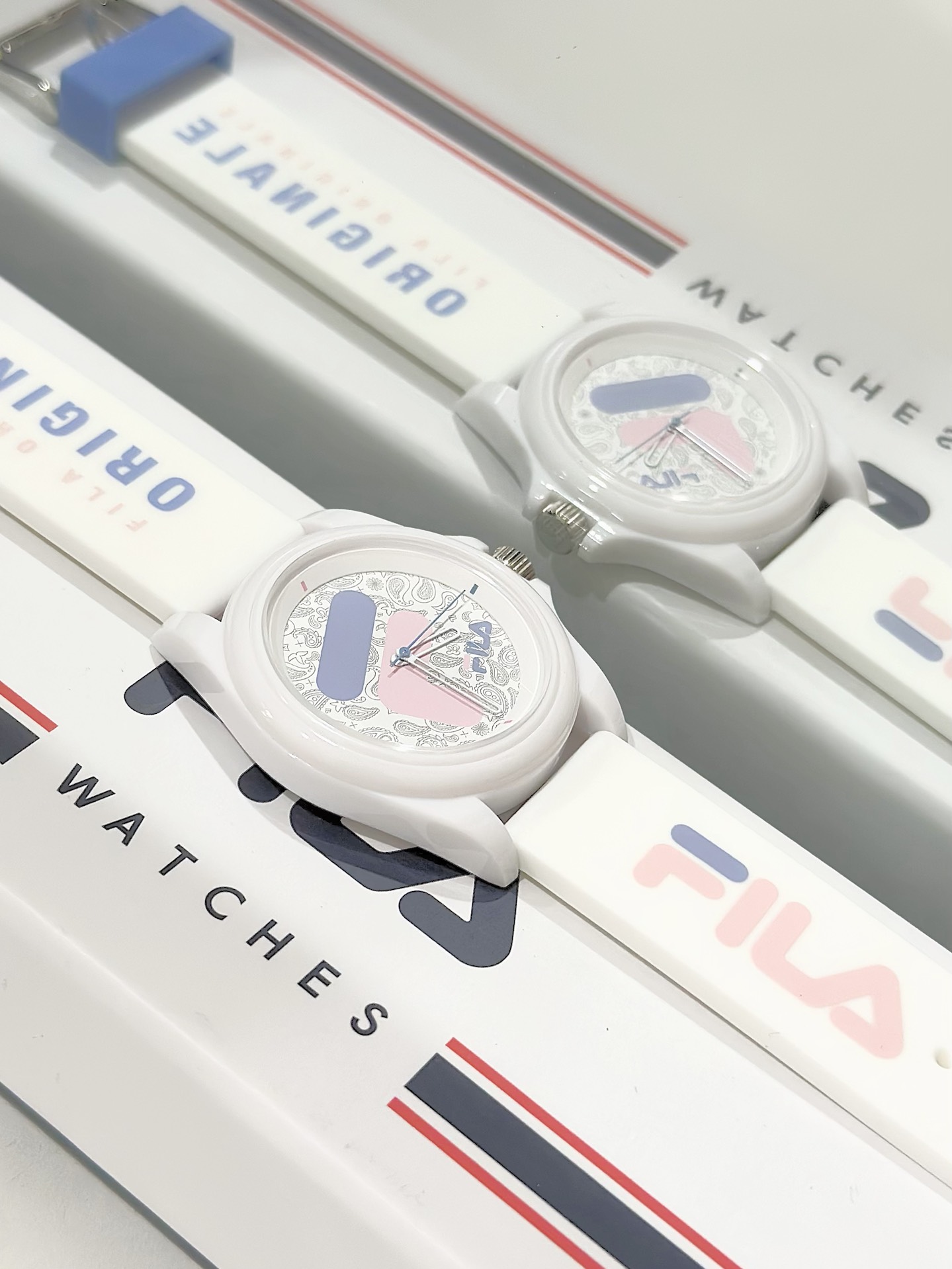 蓝白粉配色的手表真的好看啊!07