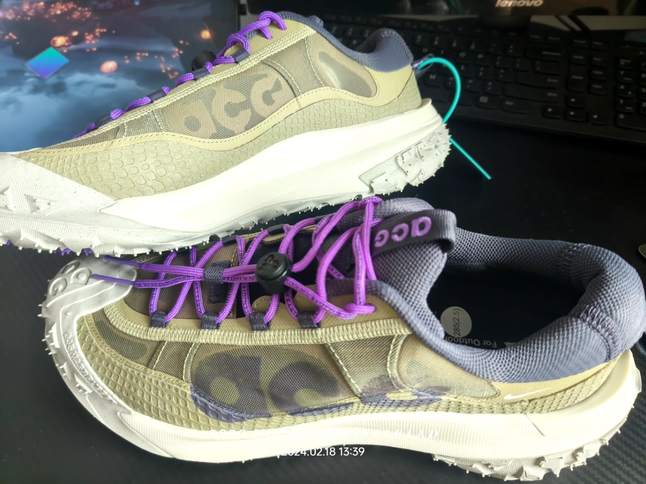 custom review-Nike ACG Mountain Fly 2 'Neutral Olive' Grip Low Top Уличная обувь Мужская Армейский зеленый