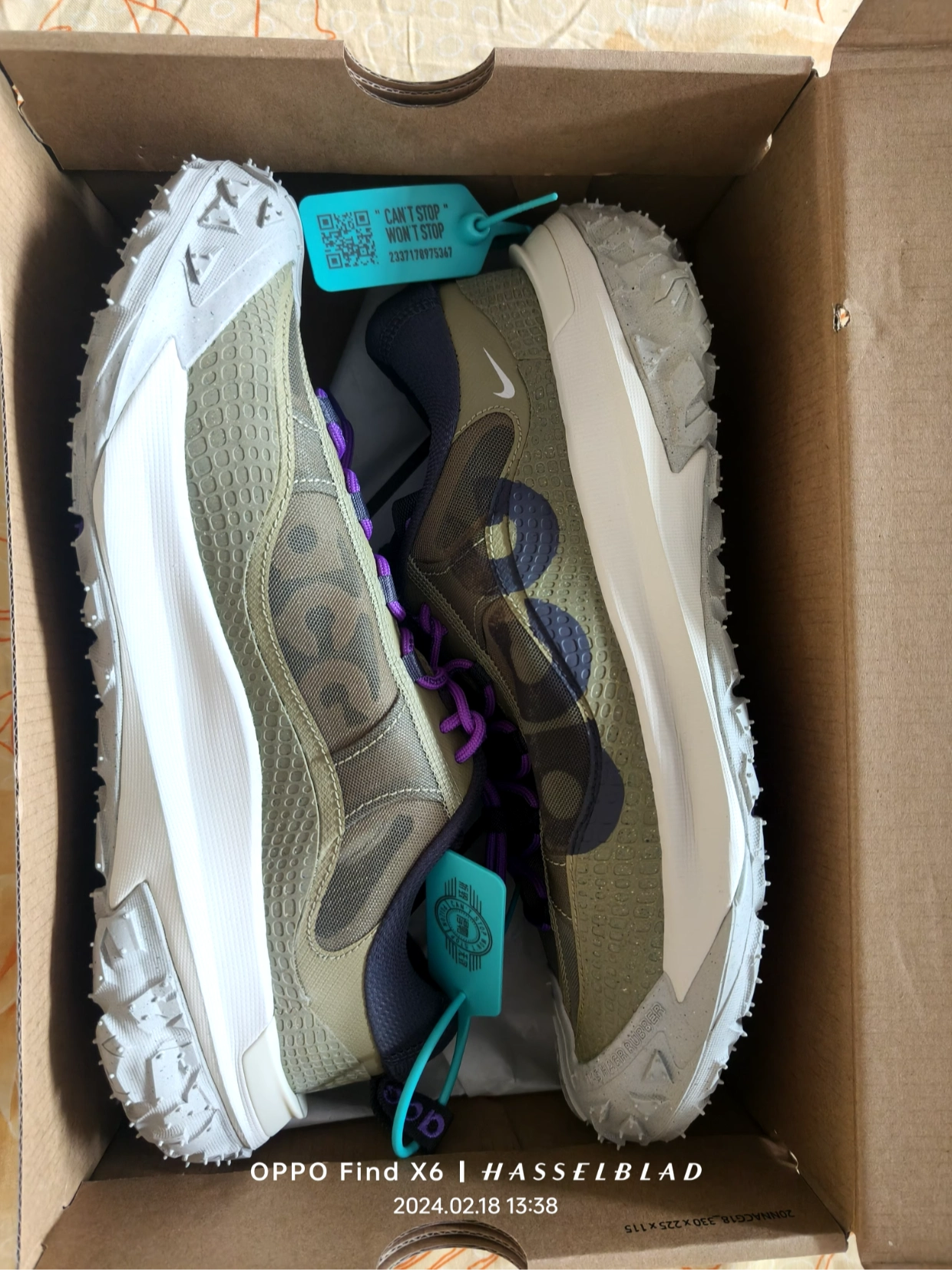 custom review-Nike ACG Mountain Fly 2 'Neutral Olive' Grip Low Top Уличная обувь Мужская Армейский зеленый