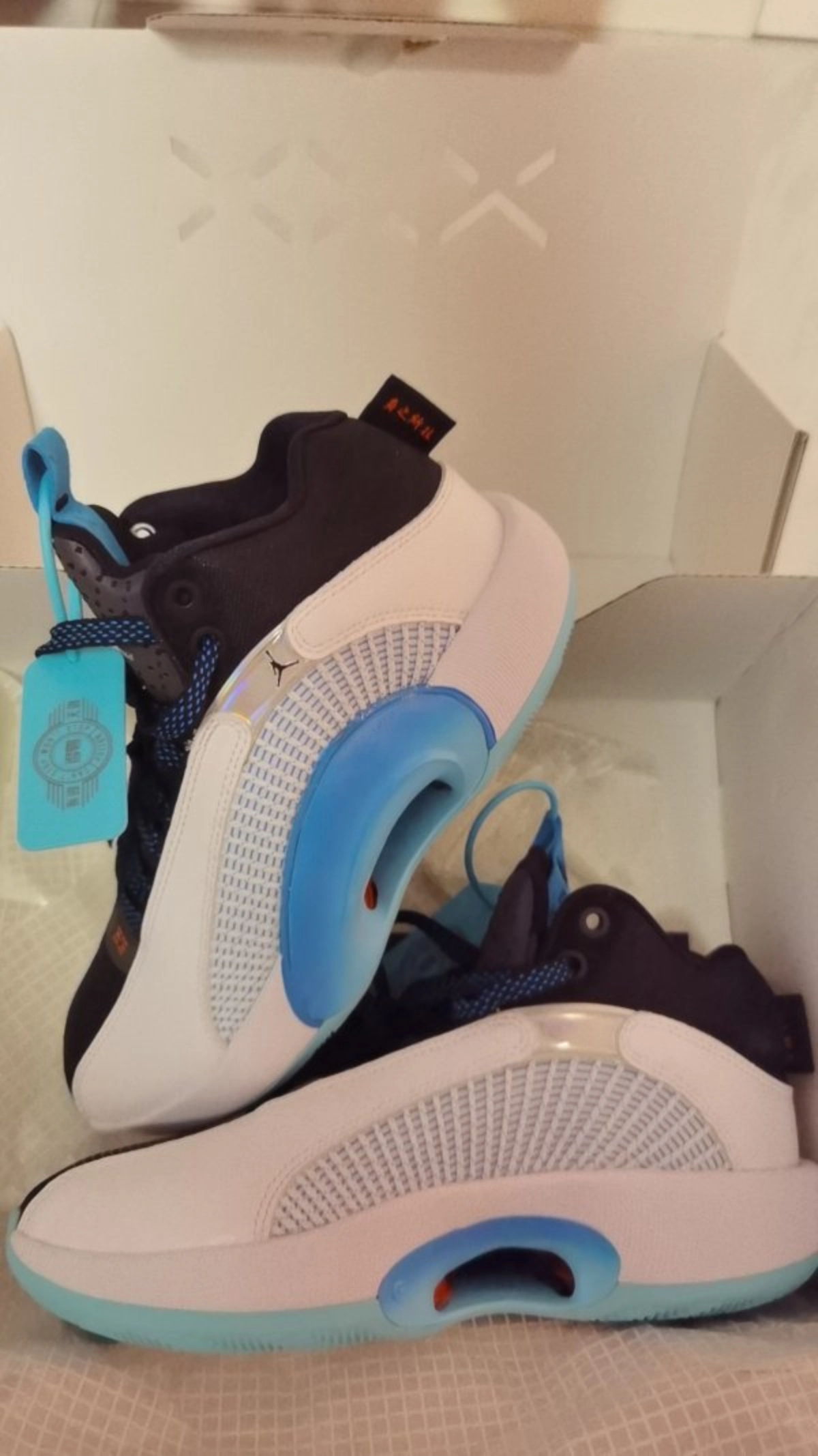 custom review-Jordan Air Джордан 35 Баскетбольные кроссовки MID Топ Унисекс