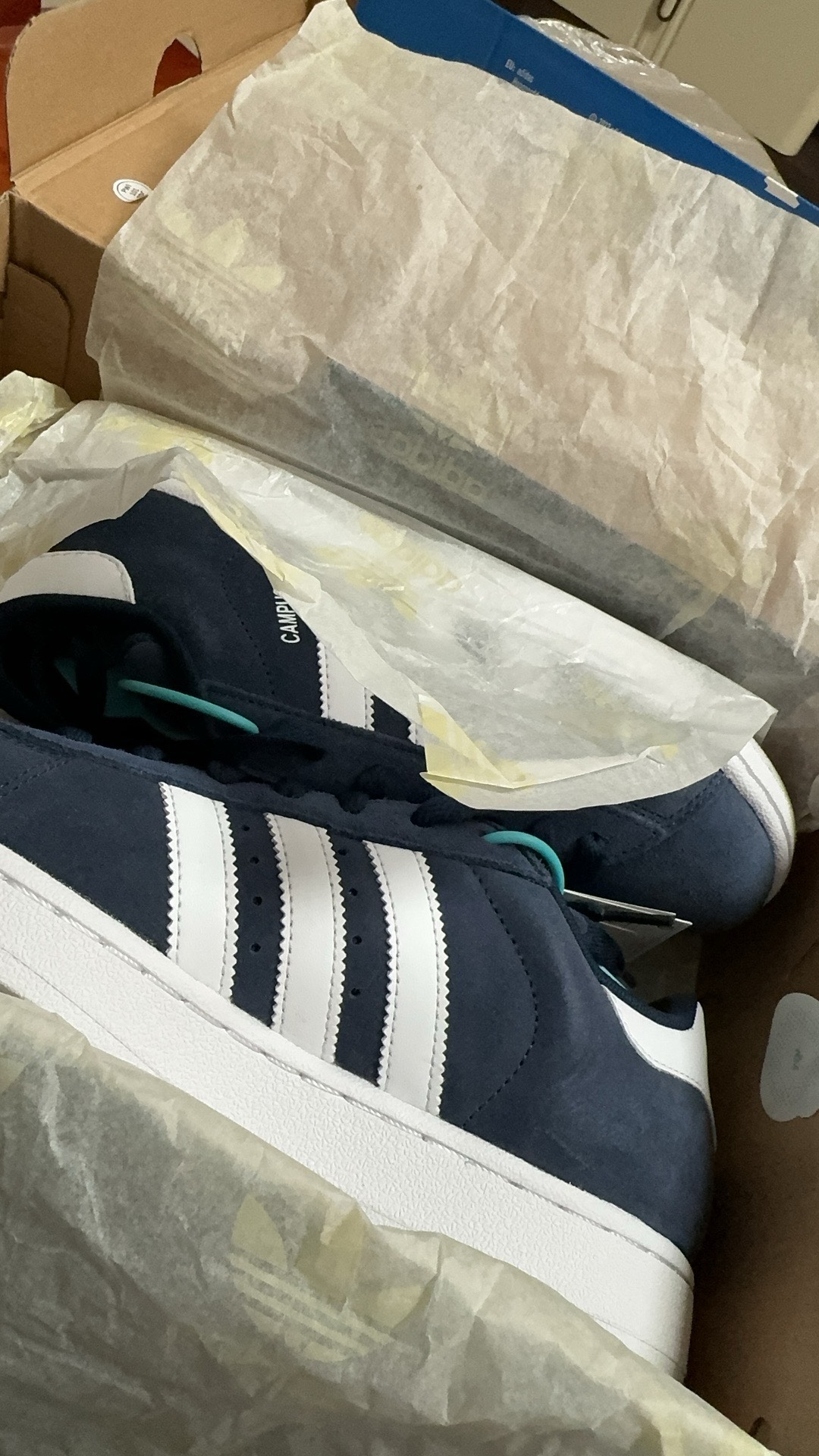 custom review-Adidas Originals Campus 2 Low Топ Скейтборд Кроссовки Унисекс Синий Белый