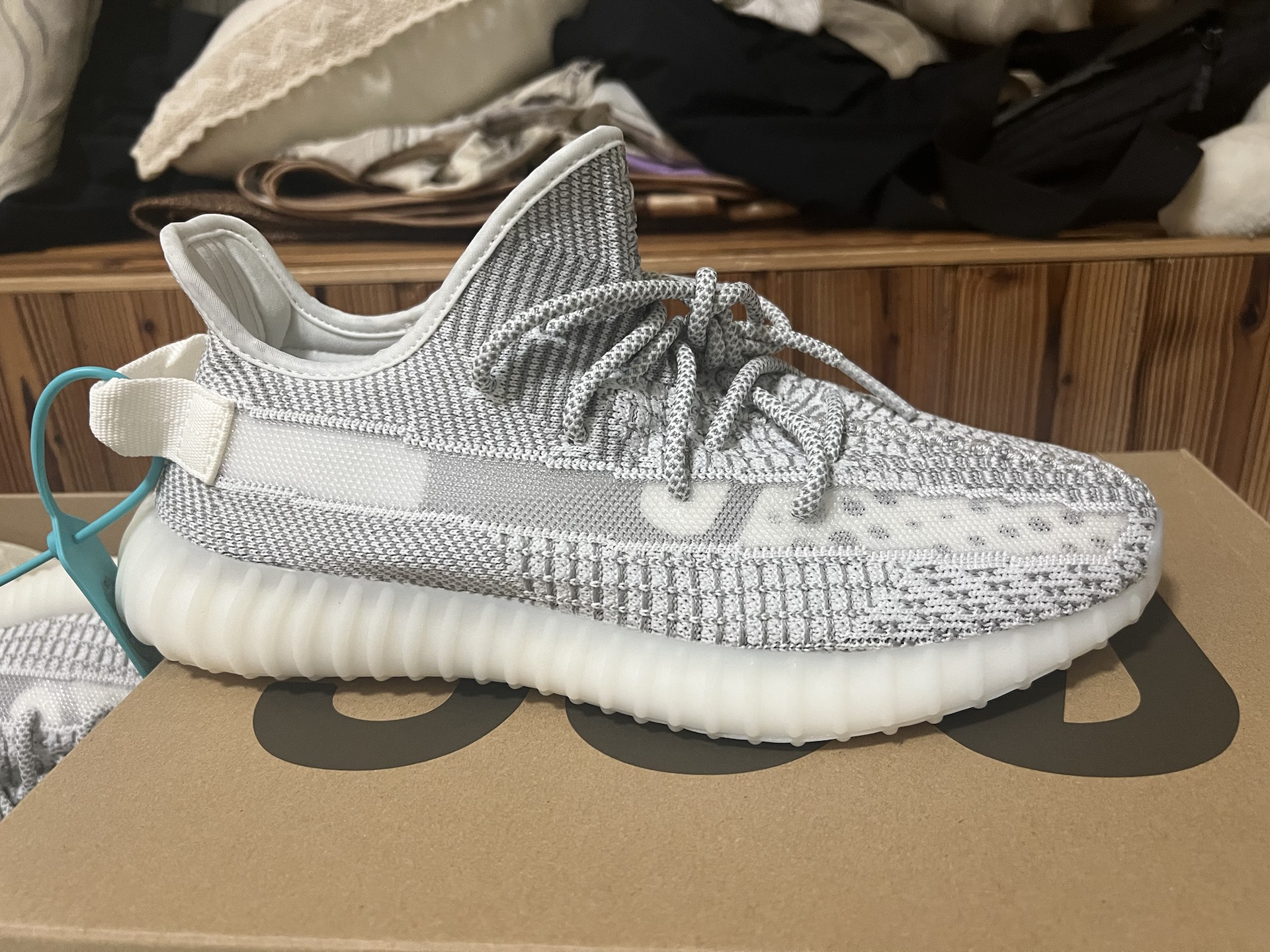 custom review-Adidas Originals Yeezy Boost 350 V2 Статический Slip-Resistant Низкий Топ Повседневная Обувь Унисекс Серый Белый Выпуск 2023