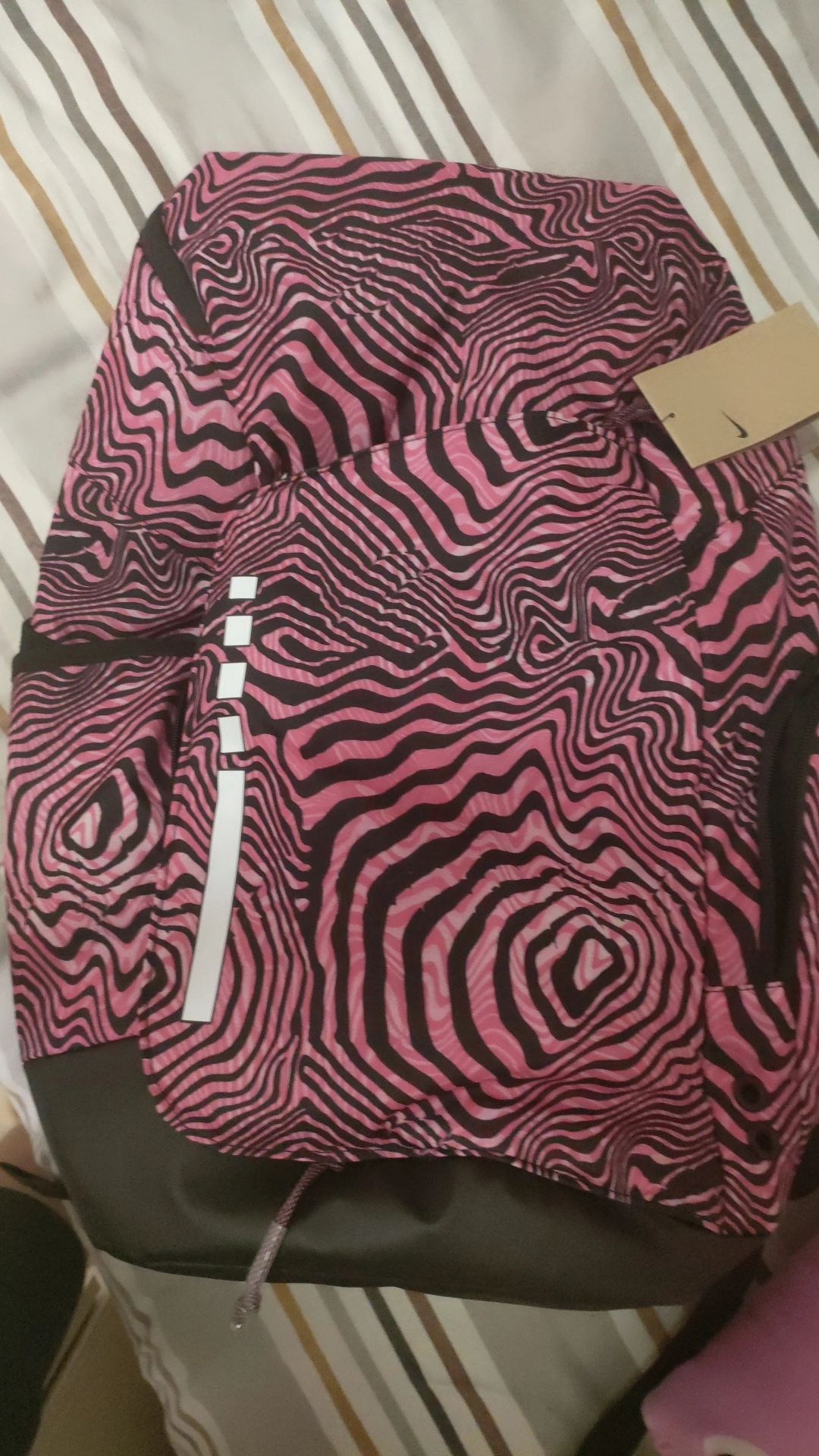 custom review-Nike Hoops Elite 32L Backpack Black/Pinksicle/White