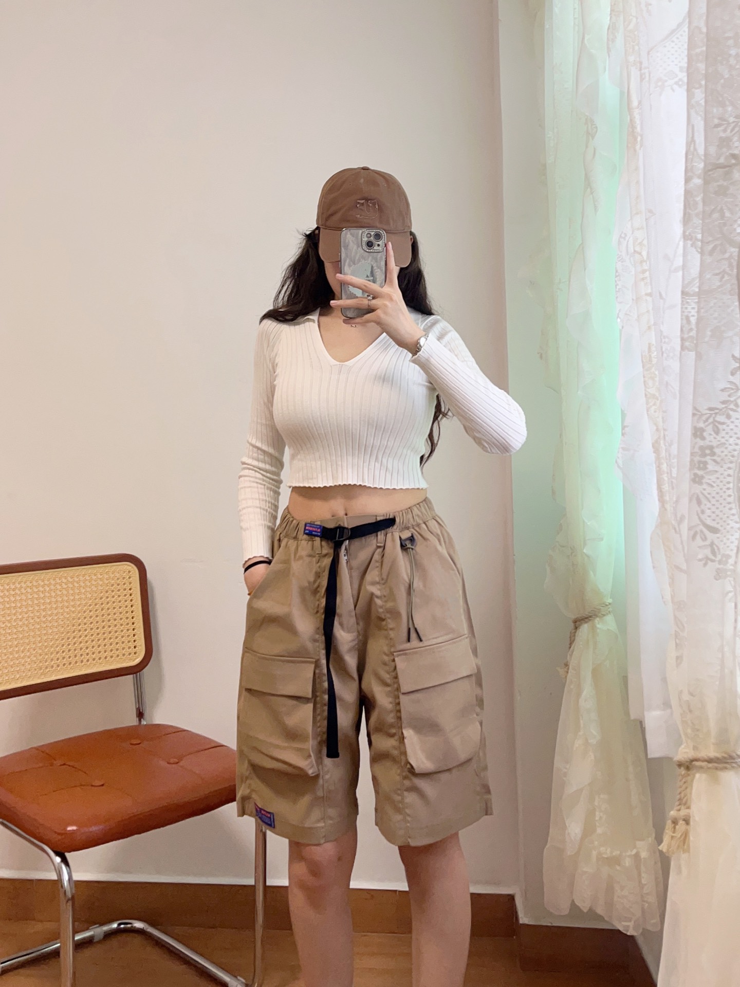 工装裤女生给我这么穿