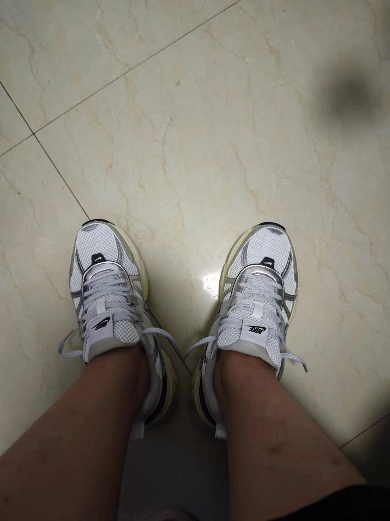 custom review-Nike V2K Run Summit White Metallic Silver Women's