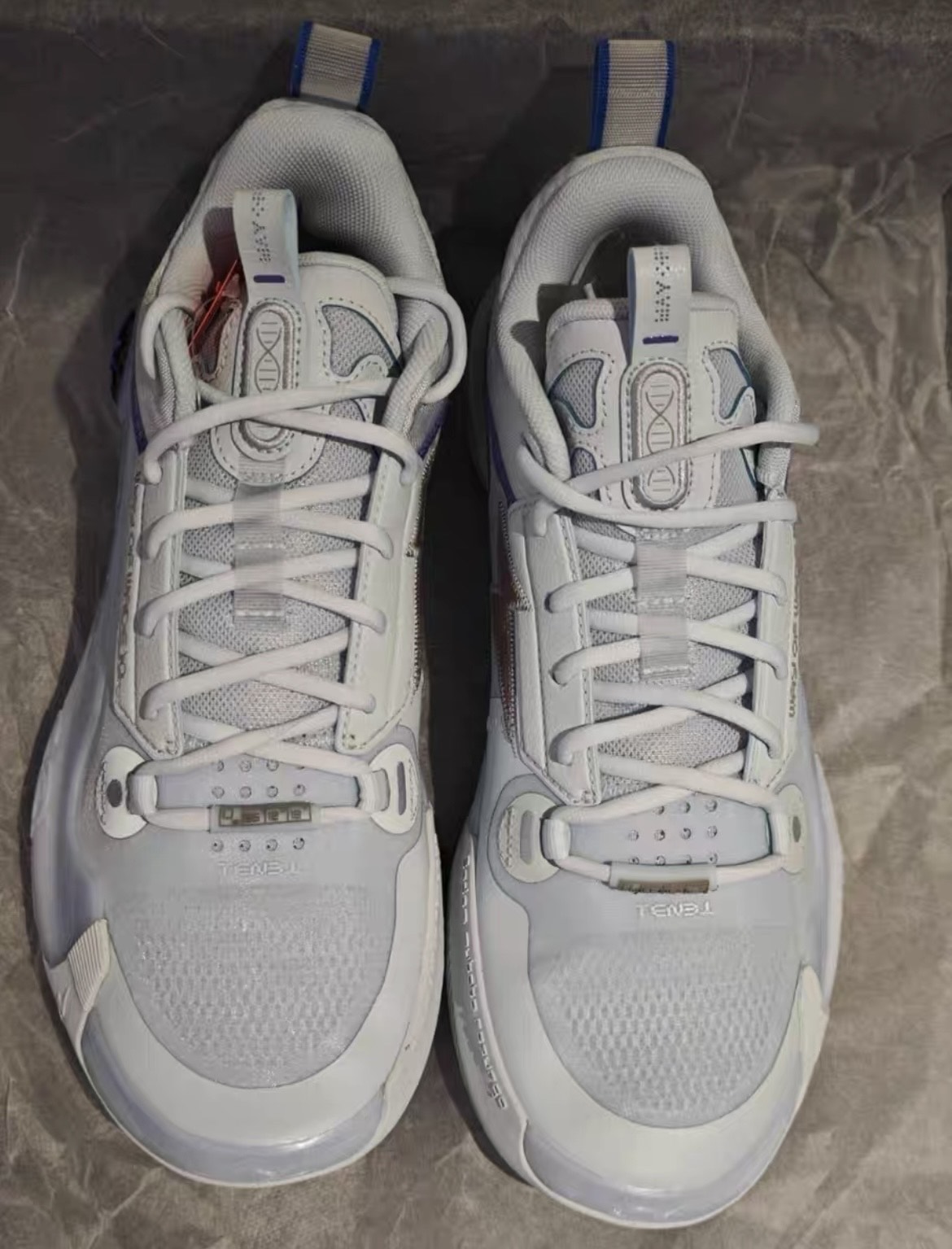 custom review-Подкладка WOW 10 Way of Wade 10 Противоскользящий Устойчивый к истиранию Низкий Топ Баскетбольные кроссовки Мужские Светло-синие