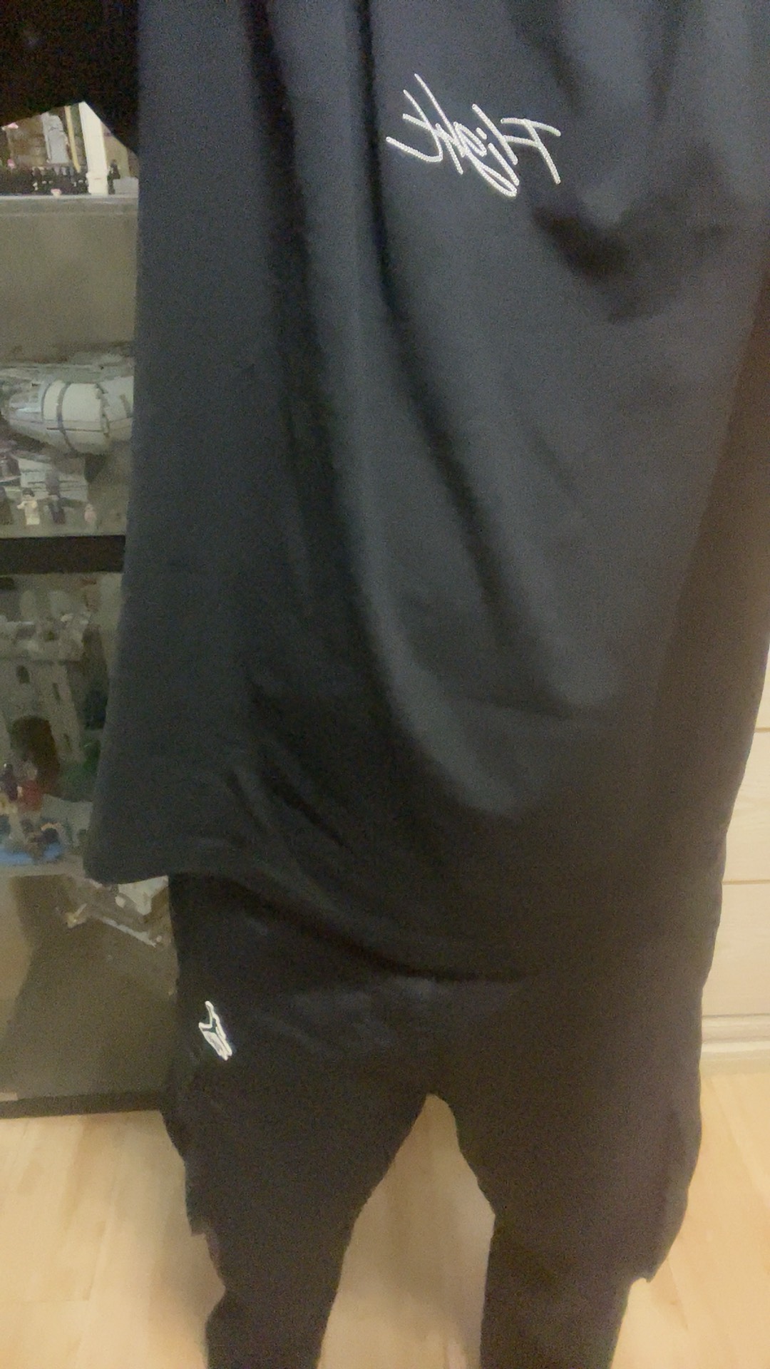 custom review-Джордан Черные Мужские Карго Брюки