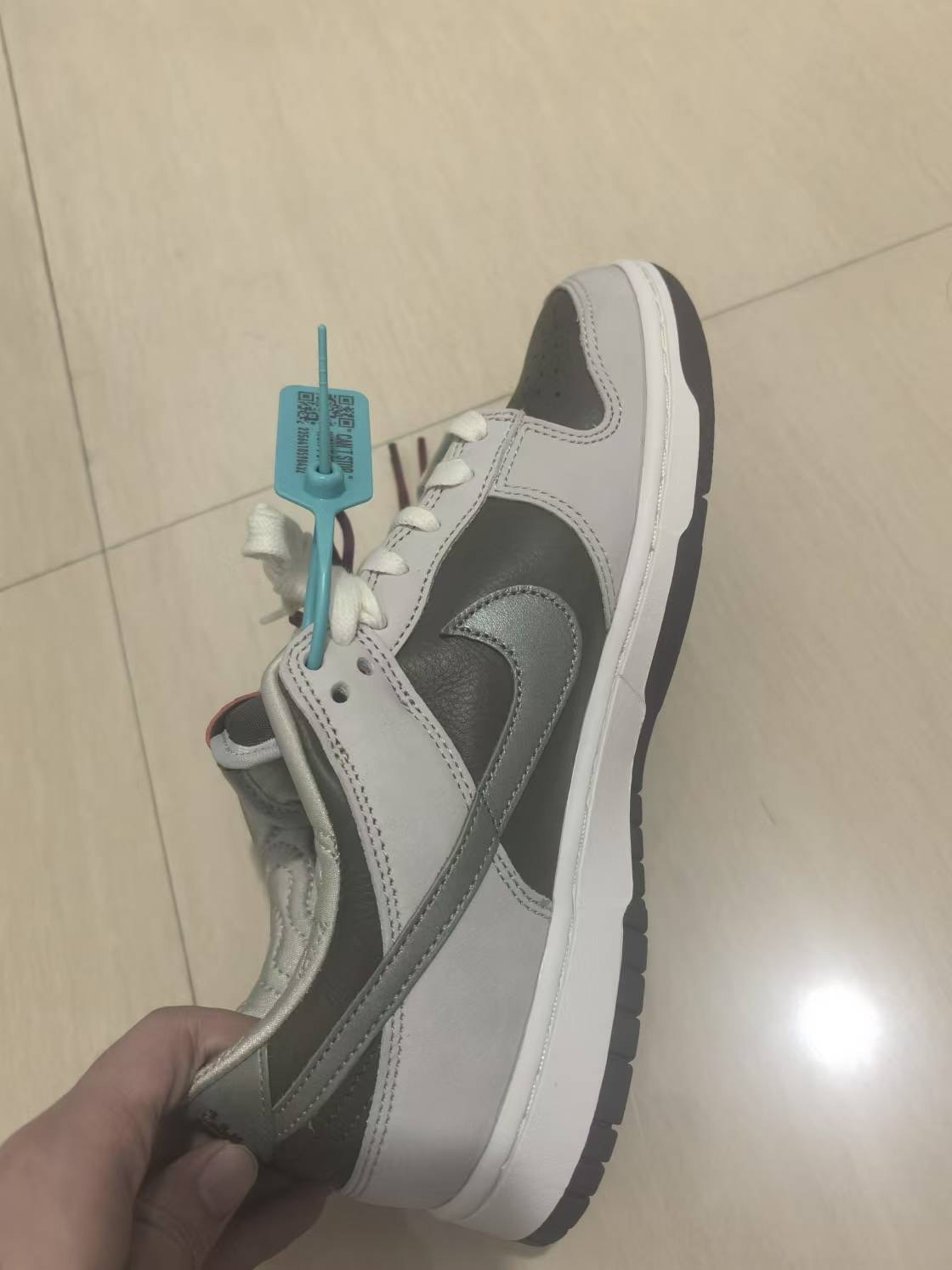 custom review-Nike Dunk Slip-on Устойчивый к истиранию Низкий Топ Скейтбординг Кроссовки Унисекс Белый Зеленый