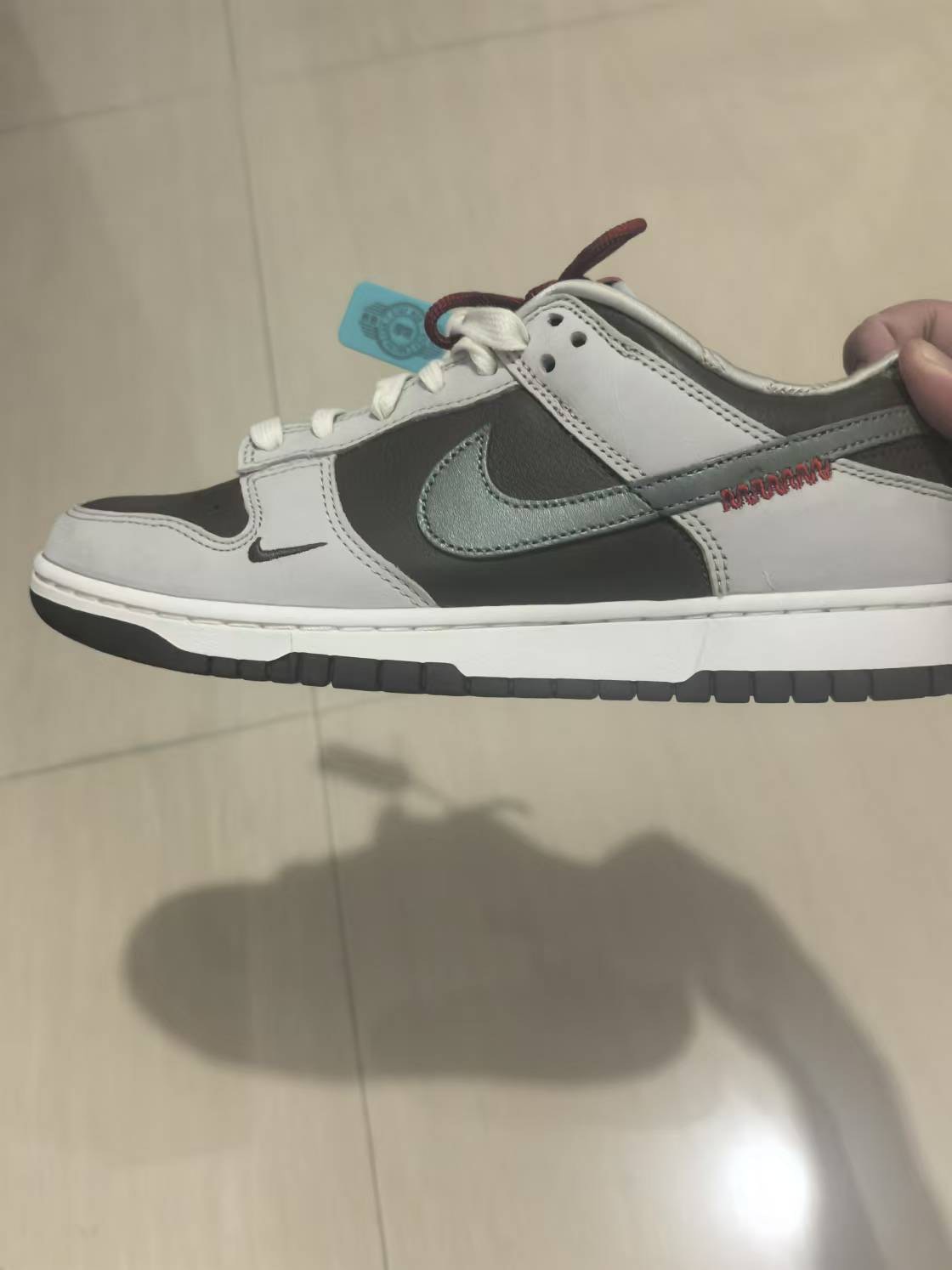 custom review-Nike Dunk Slip-on Устойчивый к истиранию Низкий Топ Скейтбординг Кроссовки Унисекс Белый Зеленый