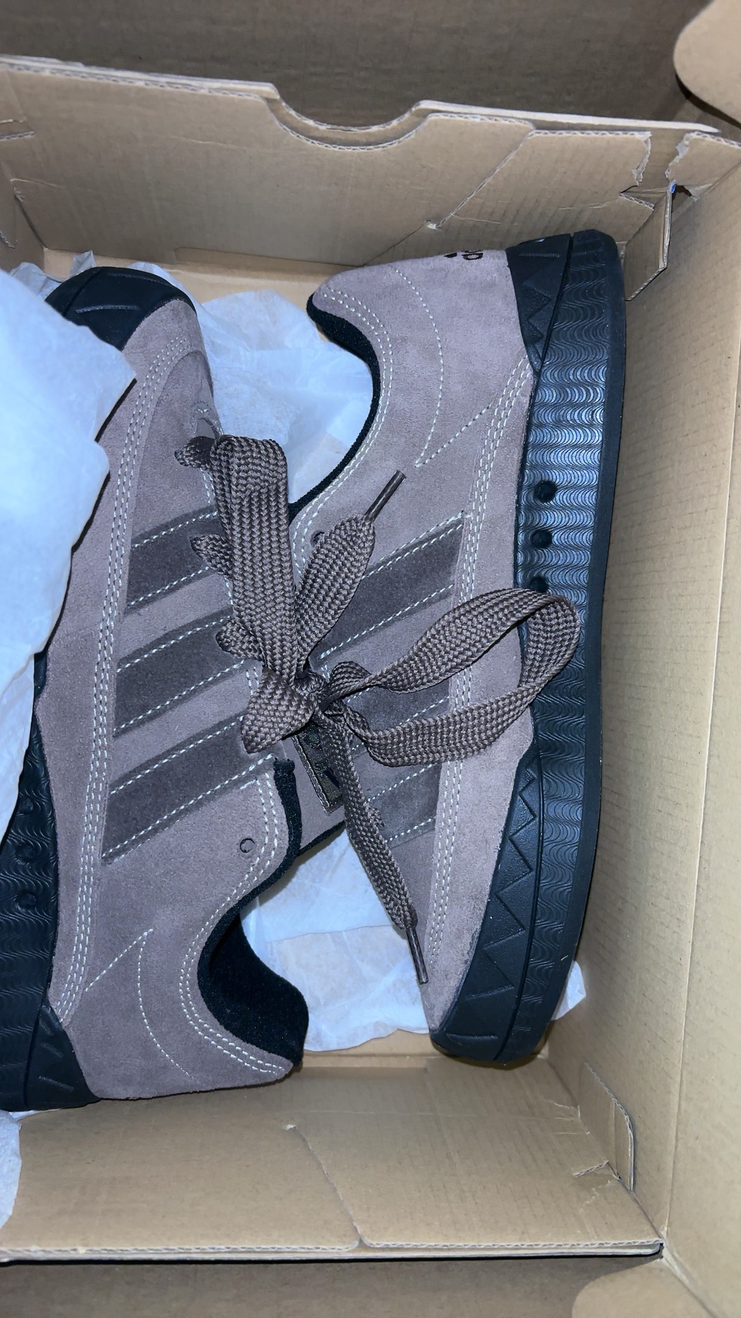 custom review-Adidas Originals Adimatic Аbrasion Resistant Низкие Кроссовки для Скейтбординга Унисекс Темно-Коричневый