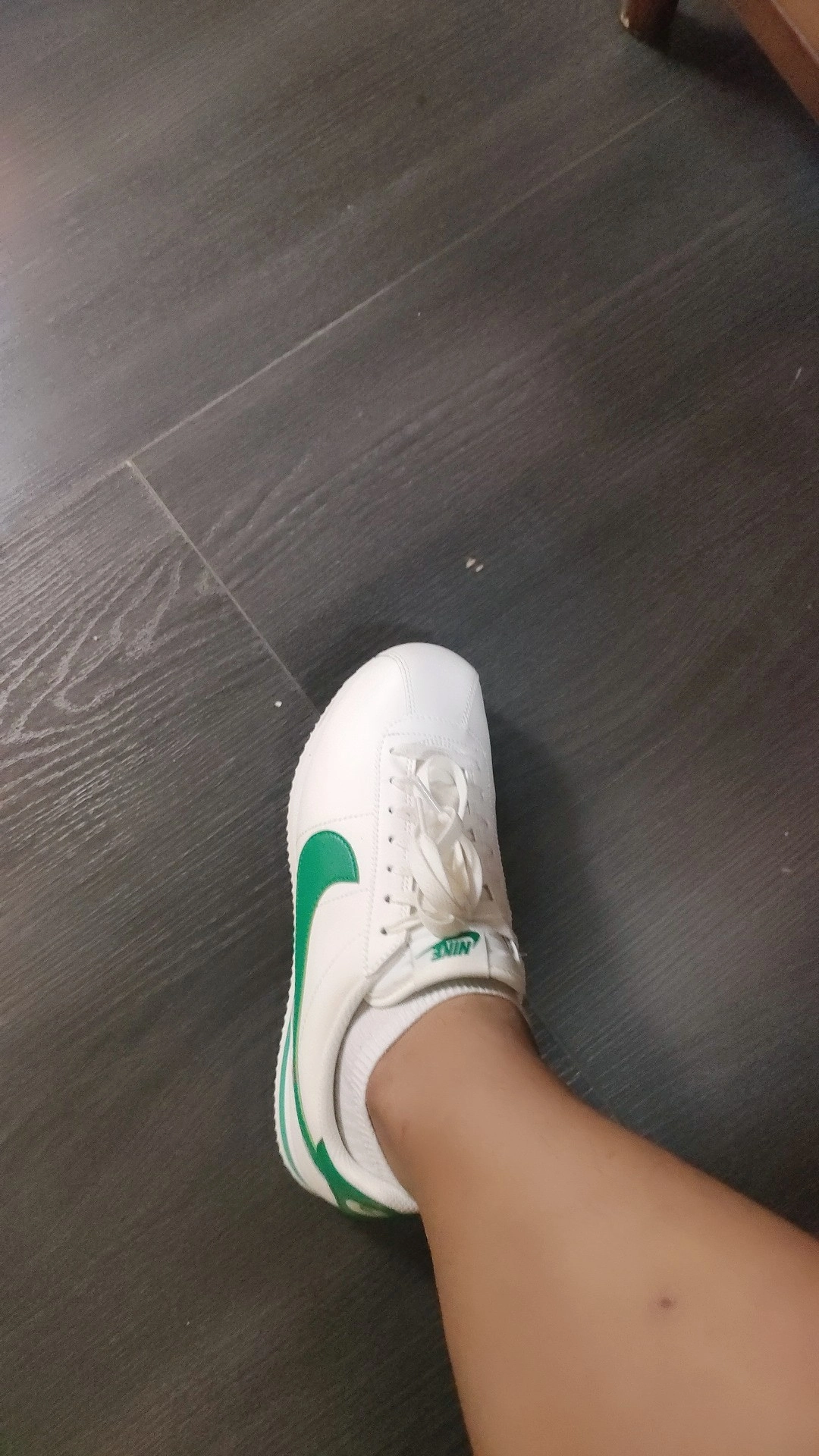 custom review-Nike Cortez Устойчивый к истиранию Низкий Топ Повседневная Городская Коммутерская Беговая Обувь Мужская Белый Зеленый