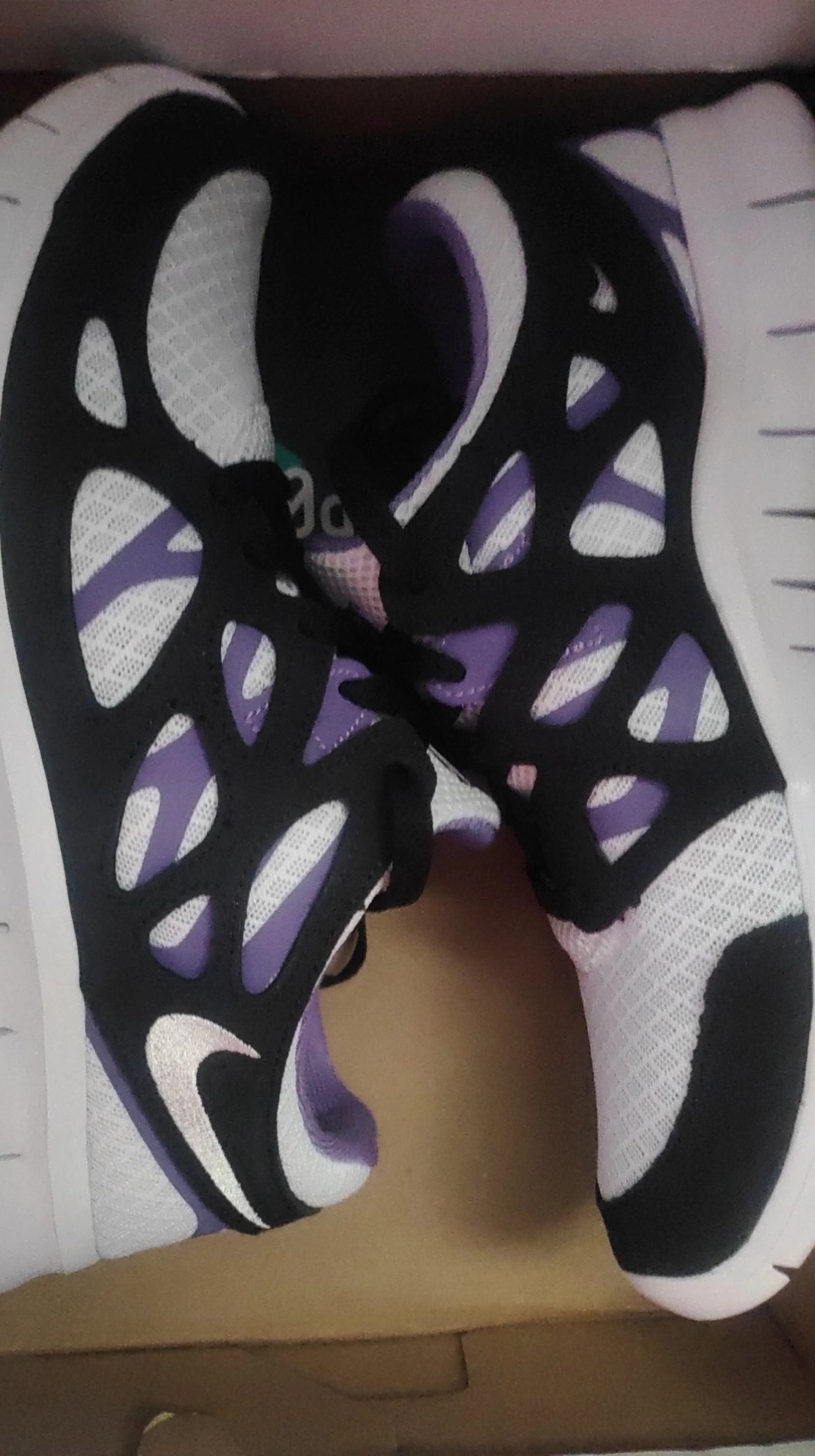 custom review-Nike Free Run 2,0 Амортизация Устойчивый к истиранию Дышащий Низкий Верх Повседневные Беговые кроссовки Мужские Белый Фиолетовый