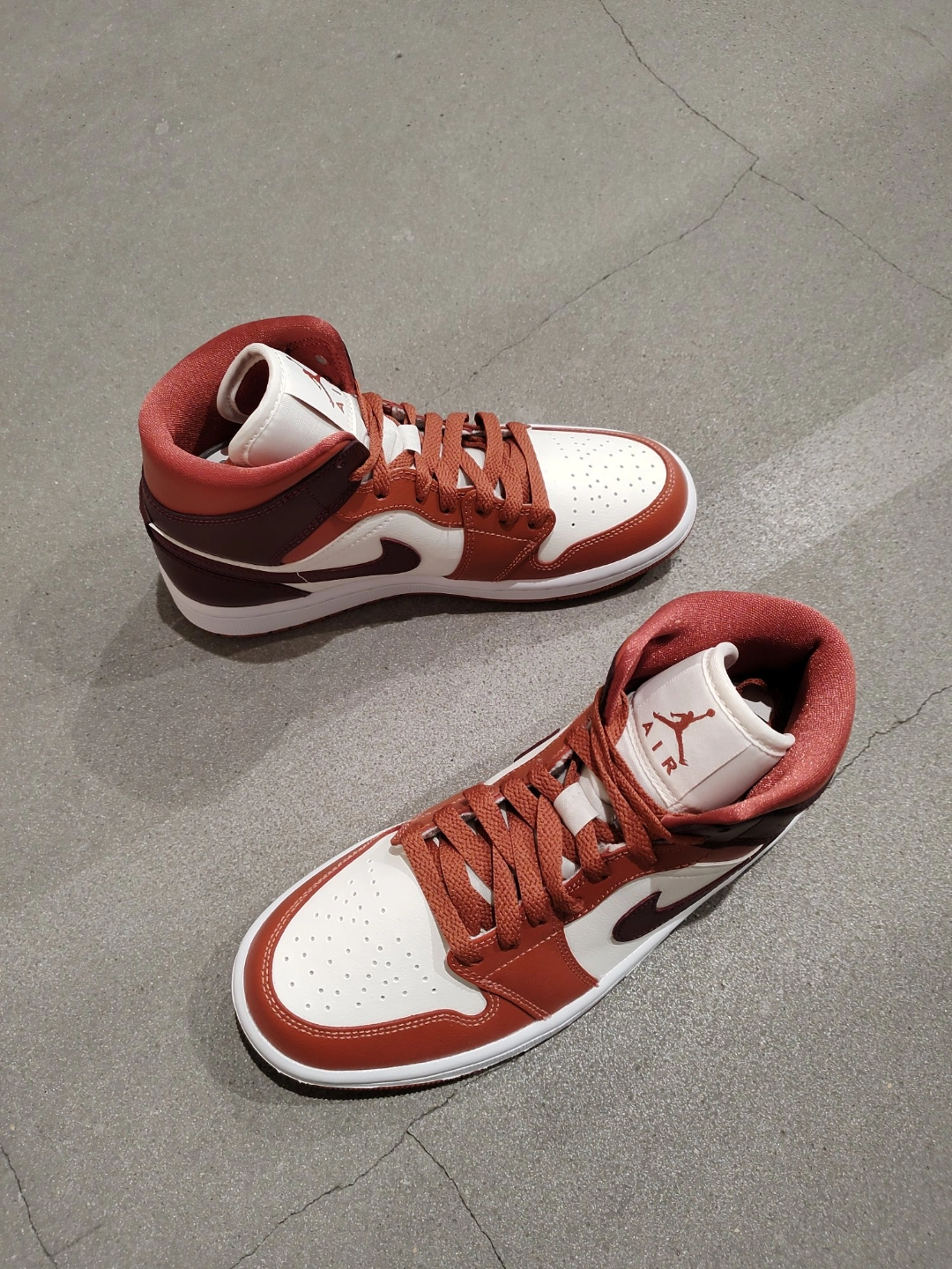 air jordan 1 mid aj1中帮 耐磨复古篮球鞋