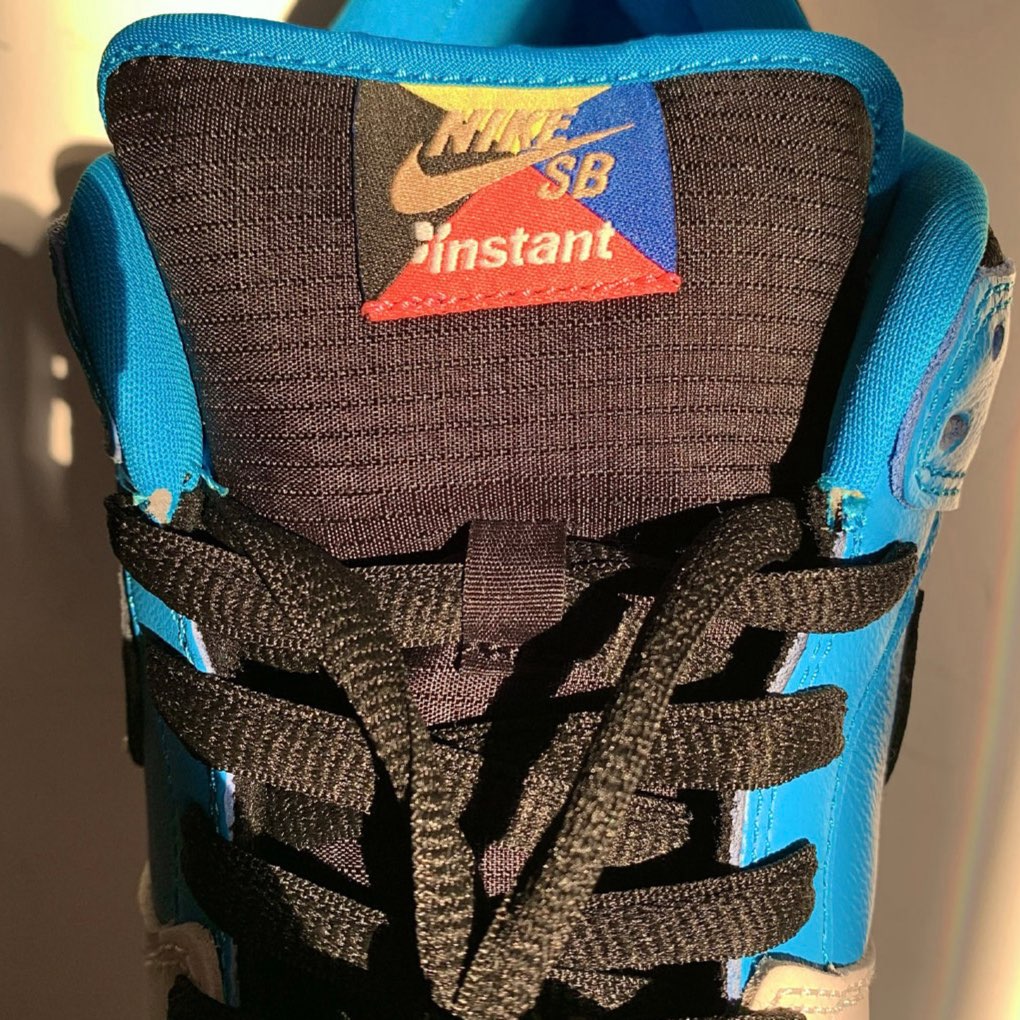 custom review-Instant Skateboards X Nike Dunk SB Low Топ Кроссовки для скейтбординга Унисекс Белый Синий