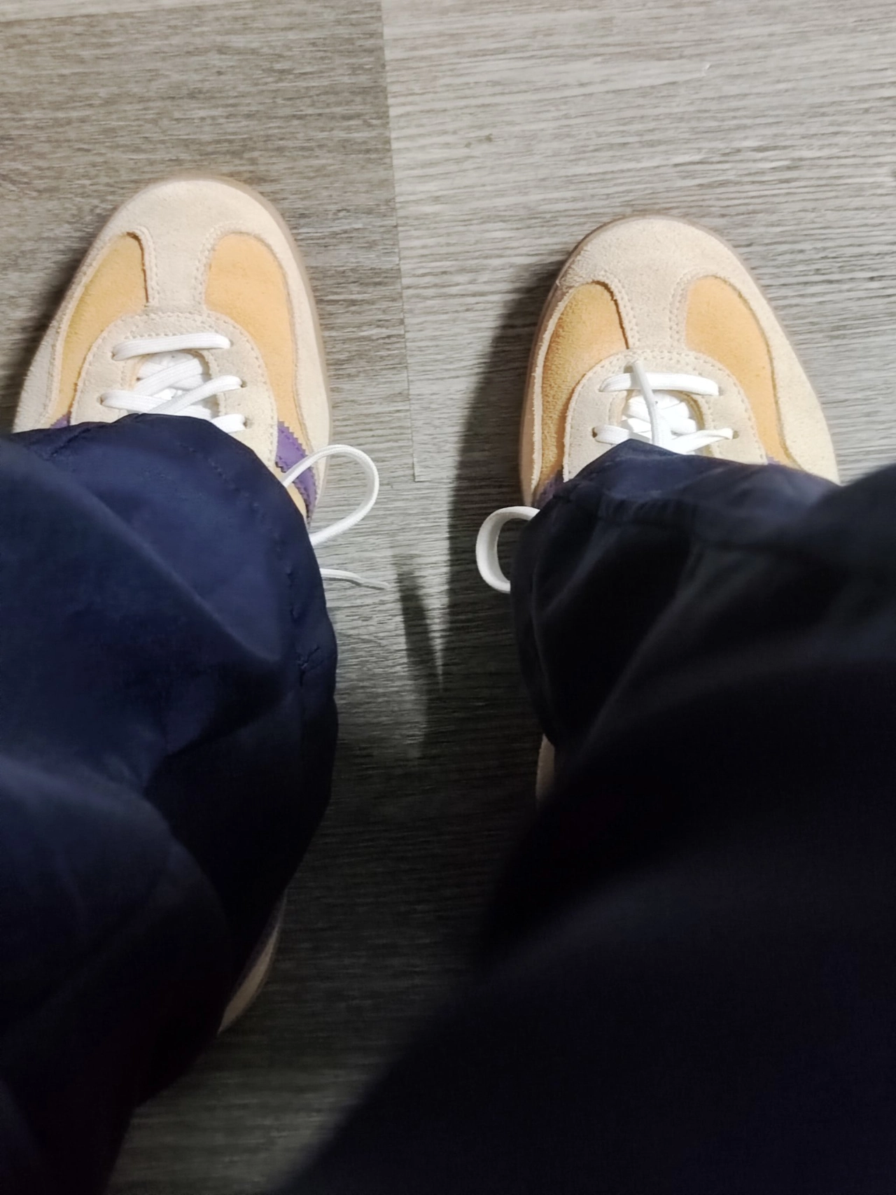 custom review-Adidas Originals Gazelle Аbrasion Resistant Баланс Низкие Кроссовки для скейтбординга Унисекс Желтый Rice Фиолетовый