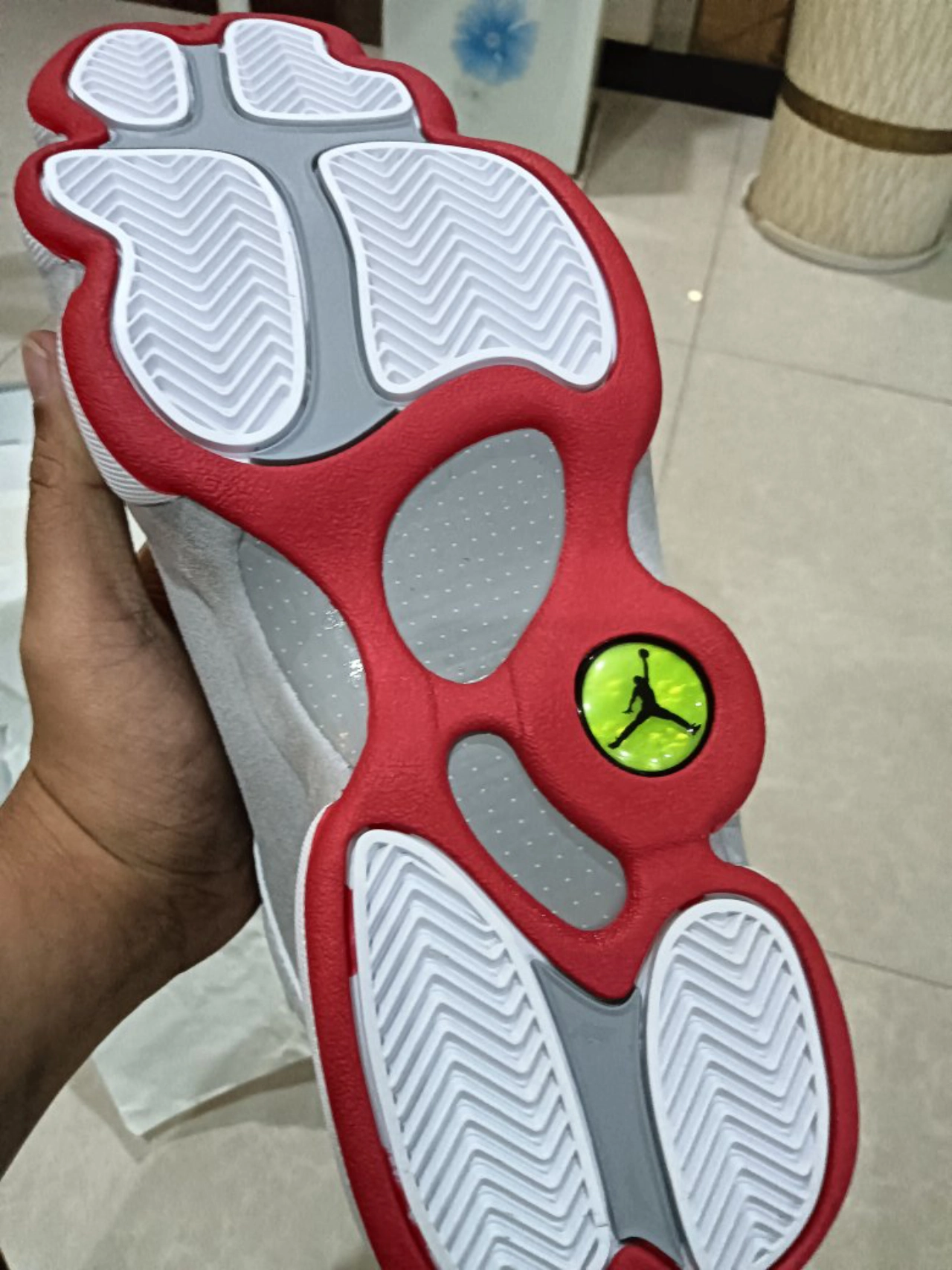 custom review-Jordan Air Jordan 13 'Волк GREY' MID Топ Винтажные баскетбольные кроссовки Мужской Белый Серый