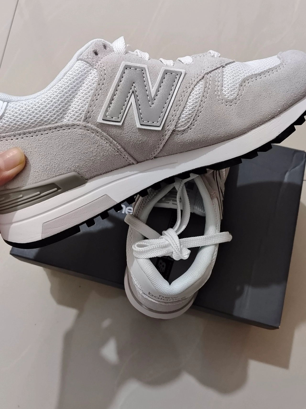 custom review-New Balance NB 565 Low Топ Повседневные Беговые Кроссовки Unisex Light Серый
