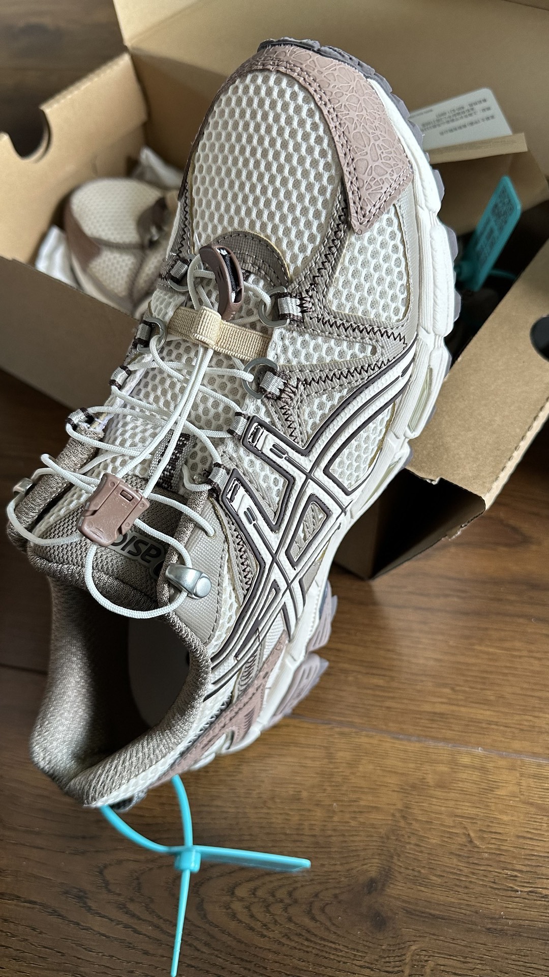 custom review-Asics Gel Kahana 8 Устойчивый к истиранию Дышащий Верх Низкий Топ Повседневная Обувь для Трейл-Бега Мужская Коричневый Белый