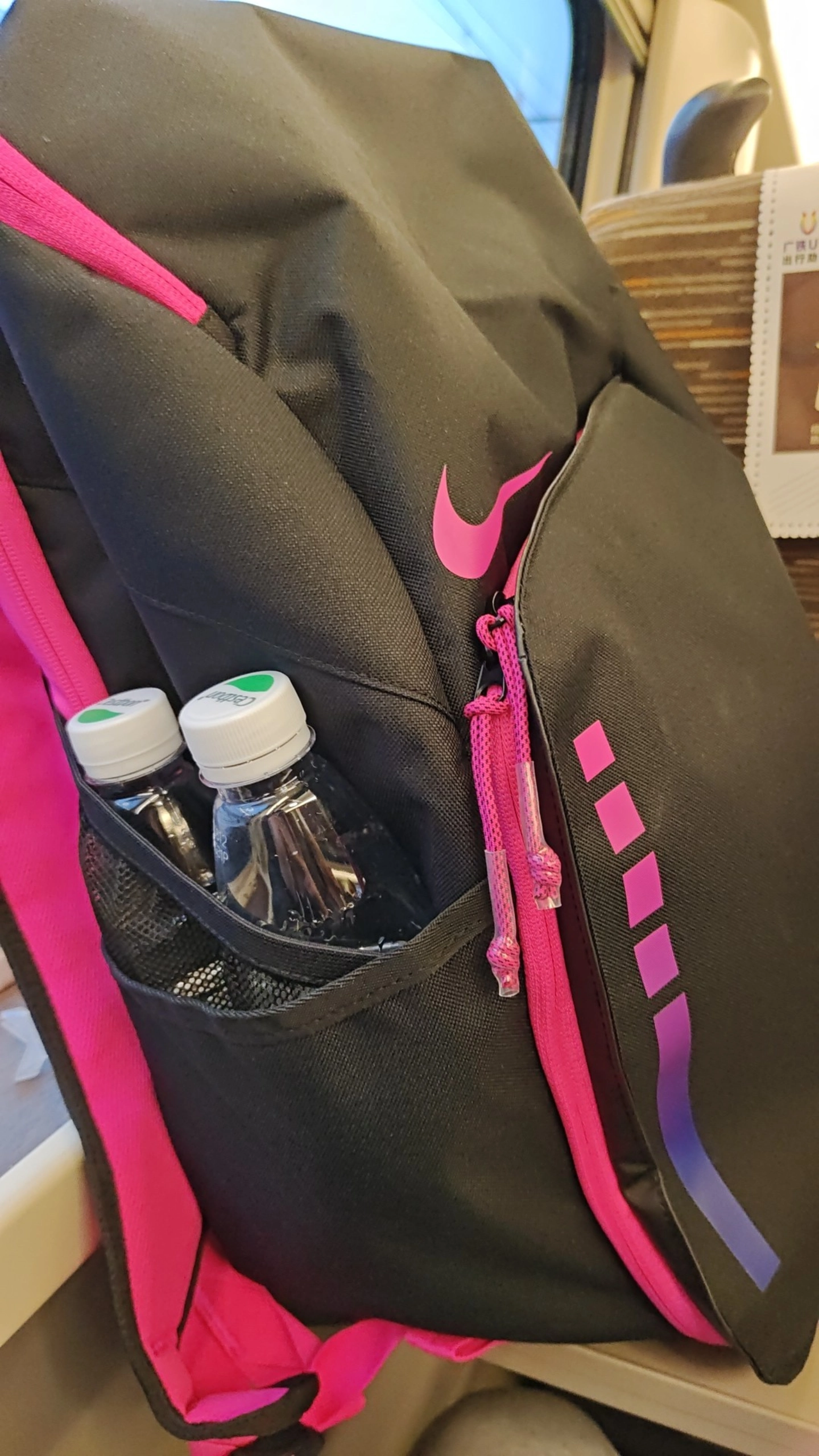 custom review-Nike Hoops Elite Backpack Kay Yow 2023 Bag 32L Men Backpack Black Fierce Pink