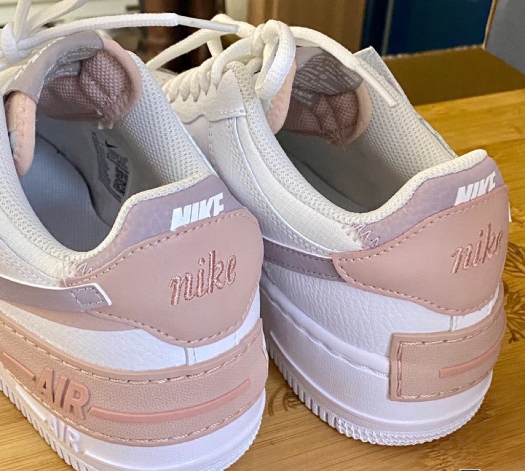 custom review-Nike Air Force 1 Shadow 'Amethyst Gray' Синтетическая кожа Спилок коровьей кожи Искусственная кожа