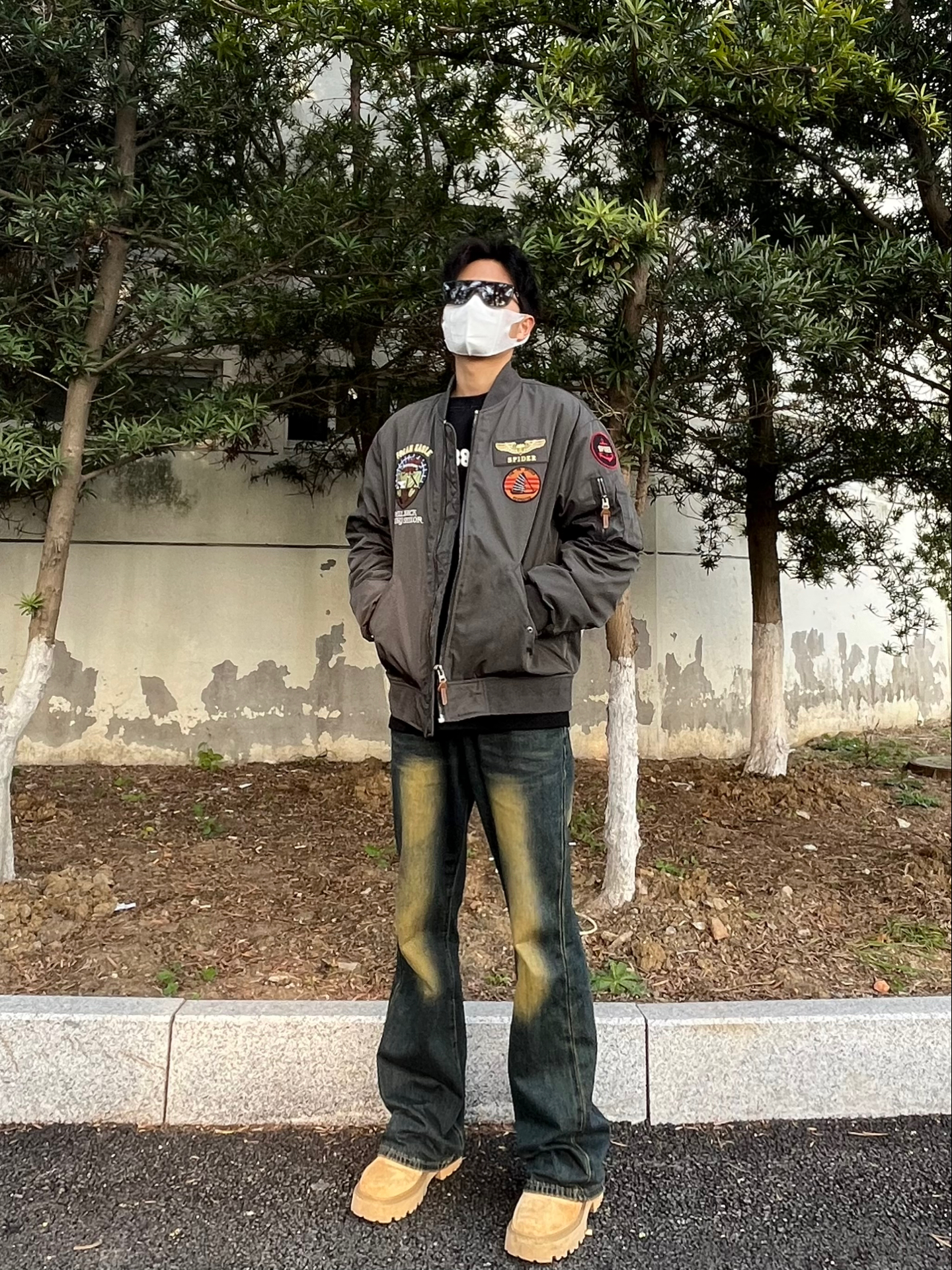 🎄谁懂黄泥牛仔裤的搭配度?