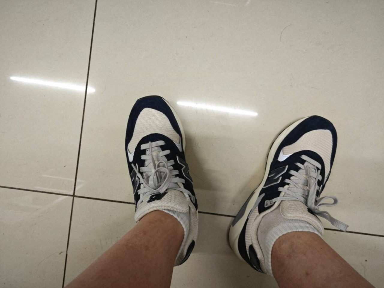 custom review-New Balance NB 580 Устойчивый к истиранию Низкий Топ Повседневная Беговая Обувь Унисекс Синий Белый