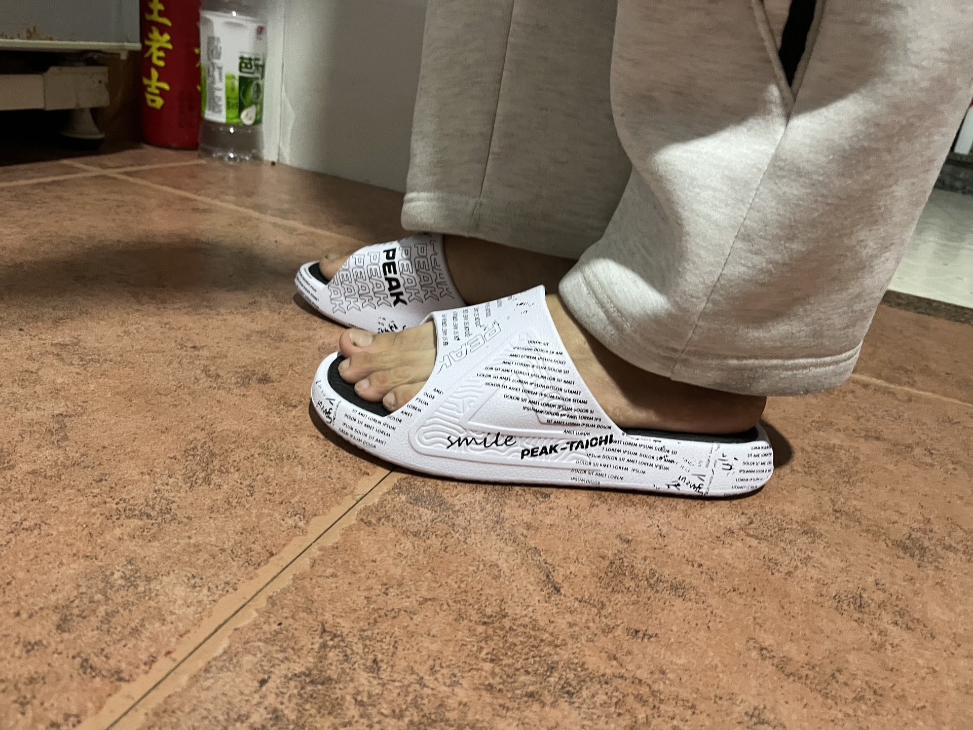 custom review-PEAK Statistic Sandals Слипоны Мужские Черный Белый