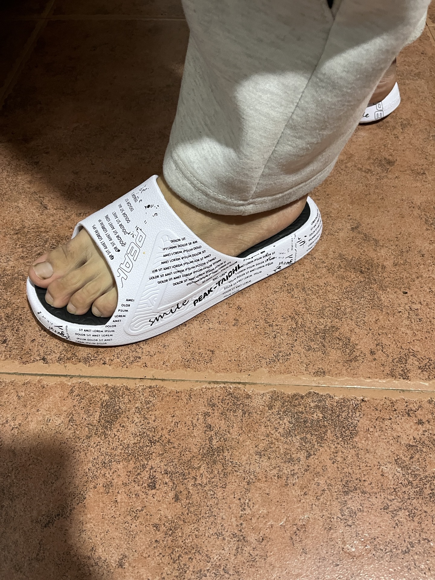 custom review-PEAK Statistic Sandals Слипоны Мужские Черный Белый