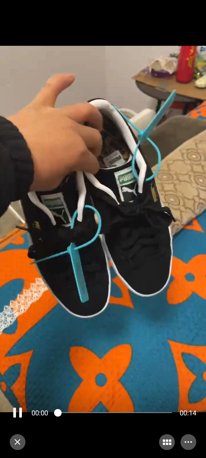 custom review-PUMA Suede Classic XXI Low Топ Скейтборд Кроссовки Унисекс Черный Белый